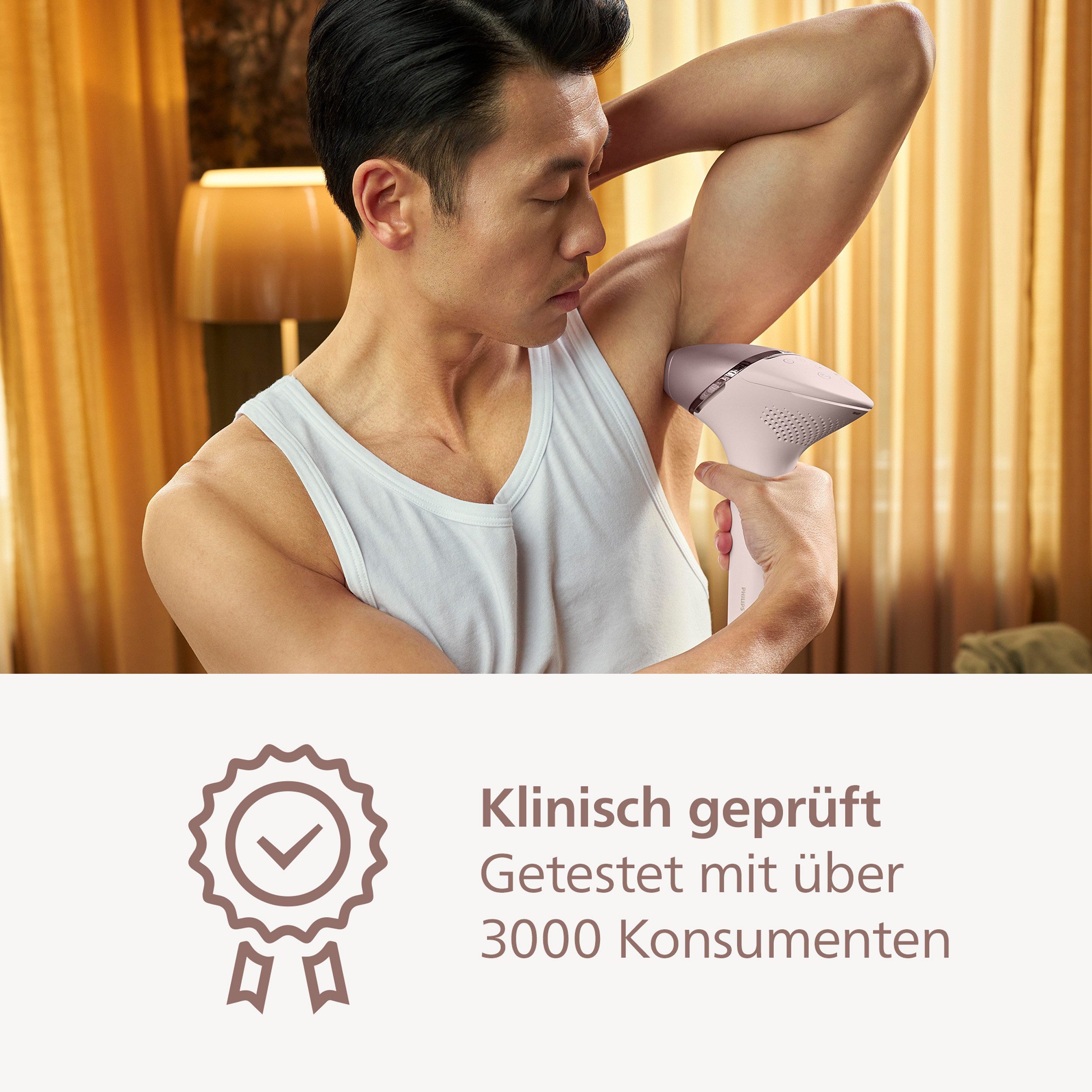 Philips IPL-ontharingsapparaat Lumea S9000 BRI958/00 4 opzetstukken (oksels, bikinilijn, lichaam en gezicht), draadloos