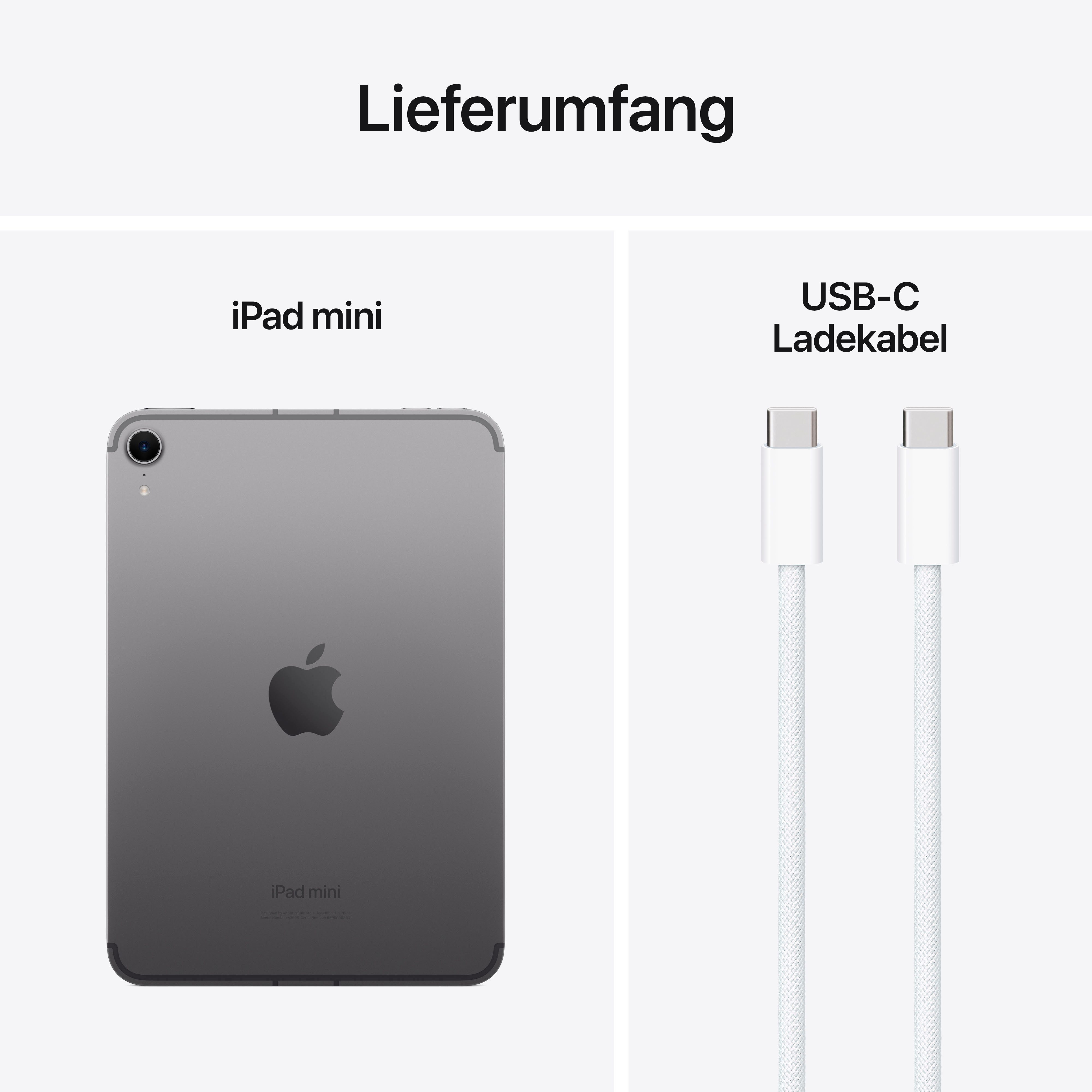 Apple Tablet iPad mini 2024 Wi-Fi + Cellular 256GB, 8,3", iPadOS