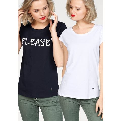 Please Jeans NU 15% KORTING: Please Jeans T-shirt