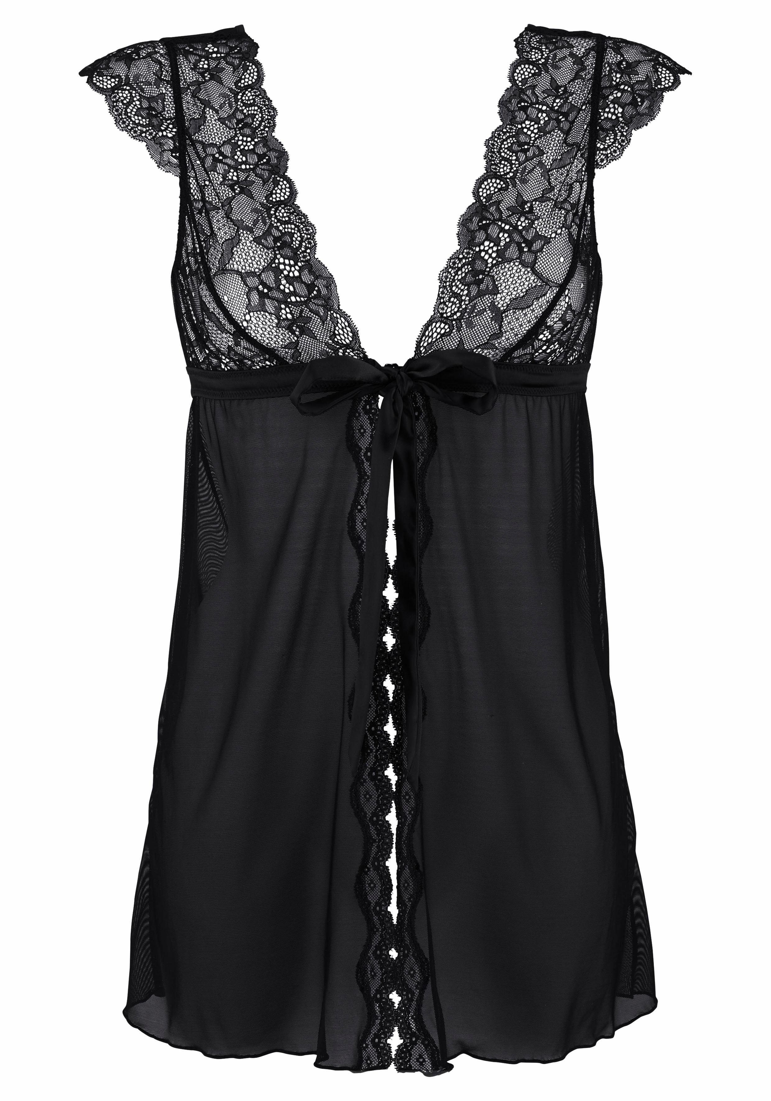 Jette Joop Negligé in transparante look, sexy lingerie, verleidelijke onderkleding