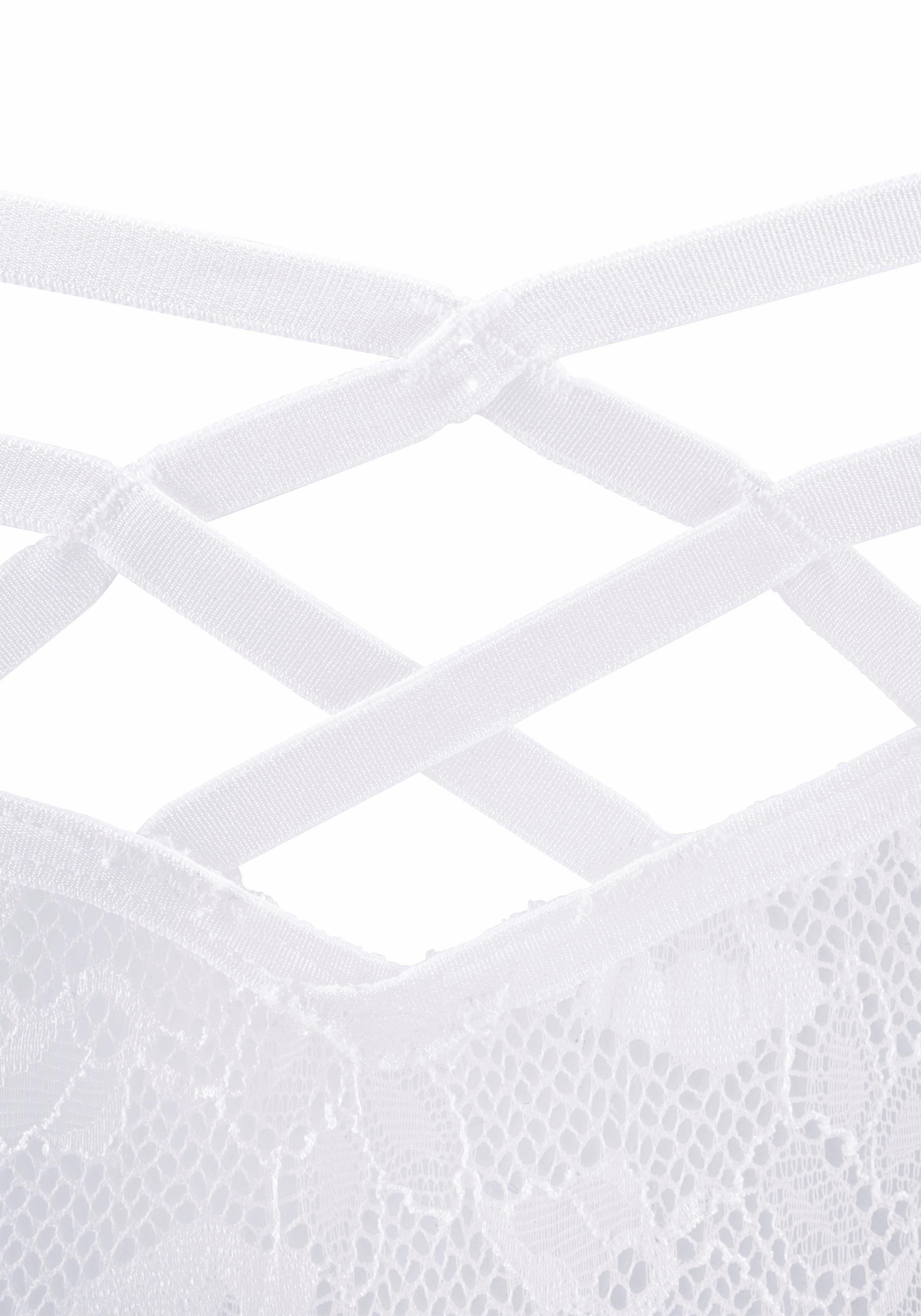 Lascana String met decoratieve bandjes-look