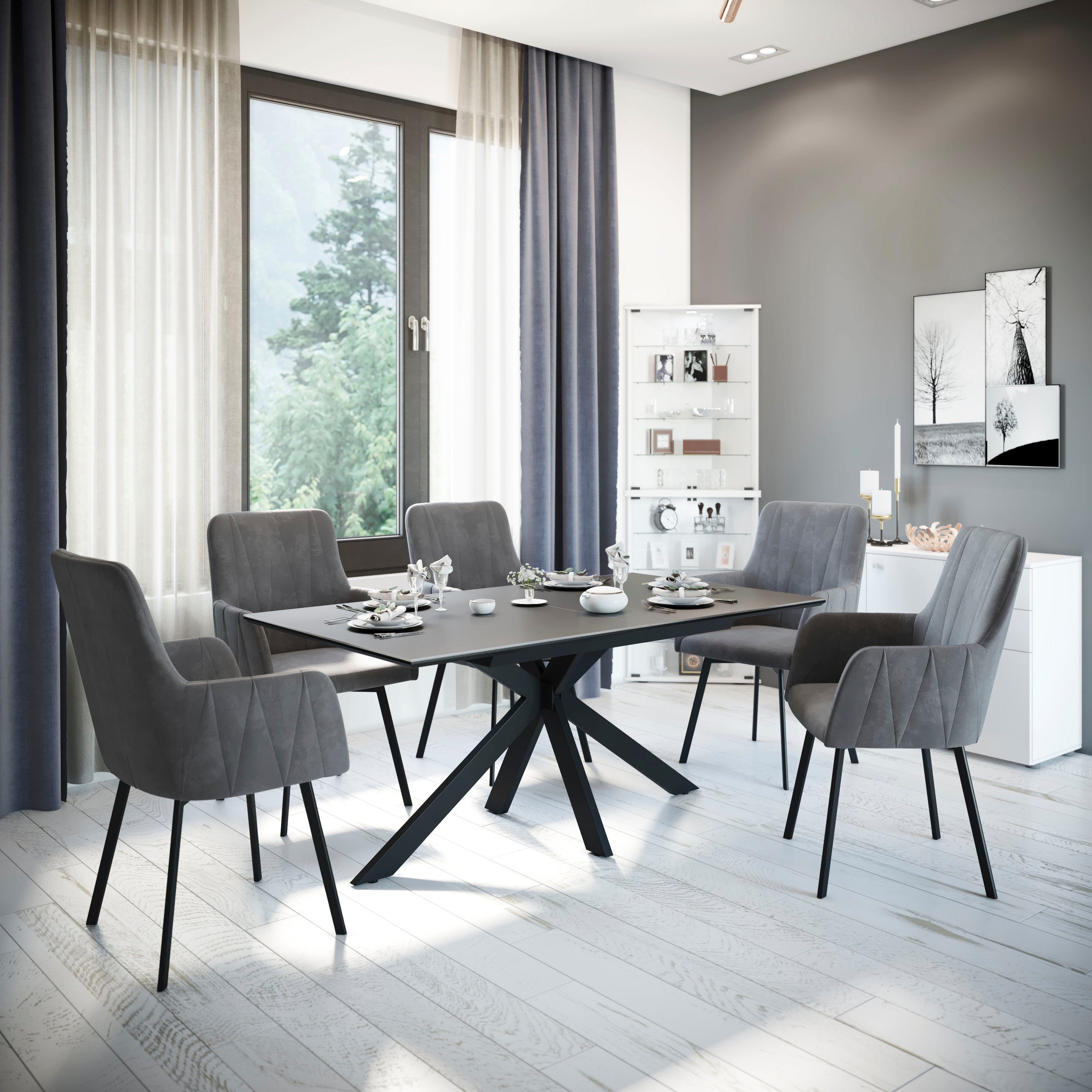 HELA Eettafel Fenja uitschuifbaar 140-180 cm