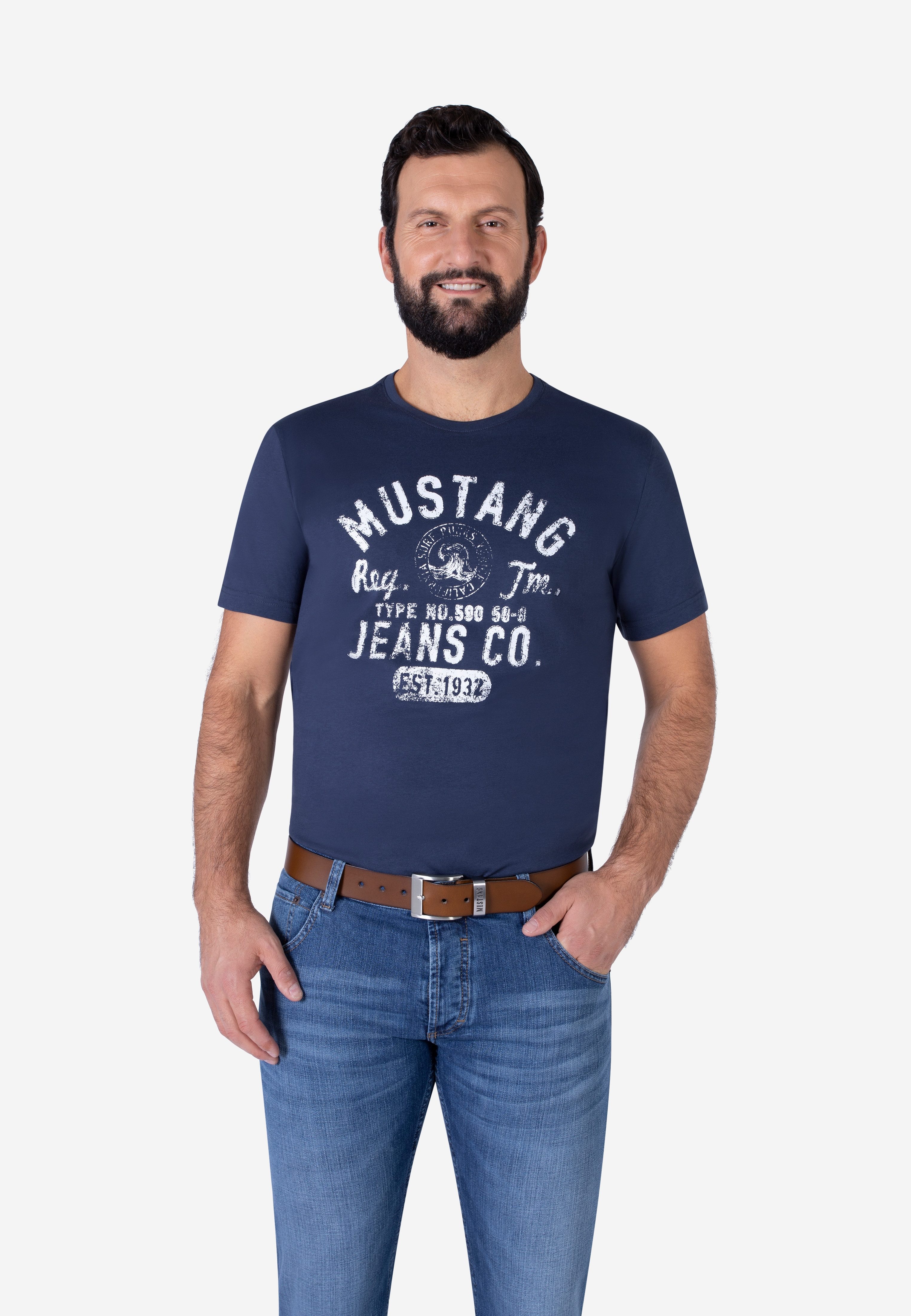 MUSTANG Leren riem