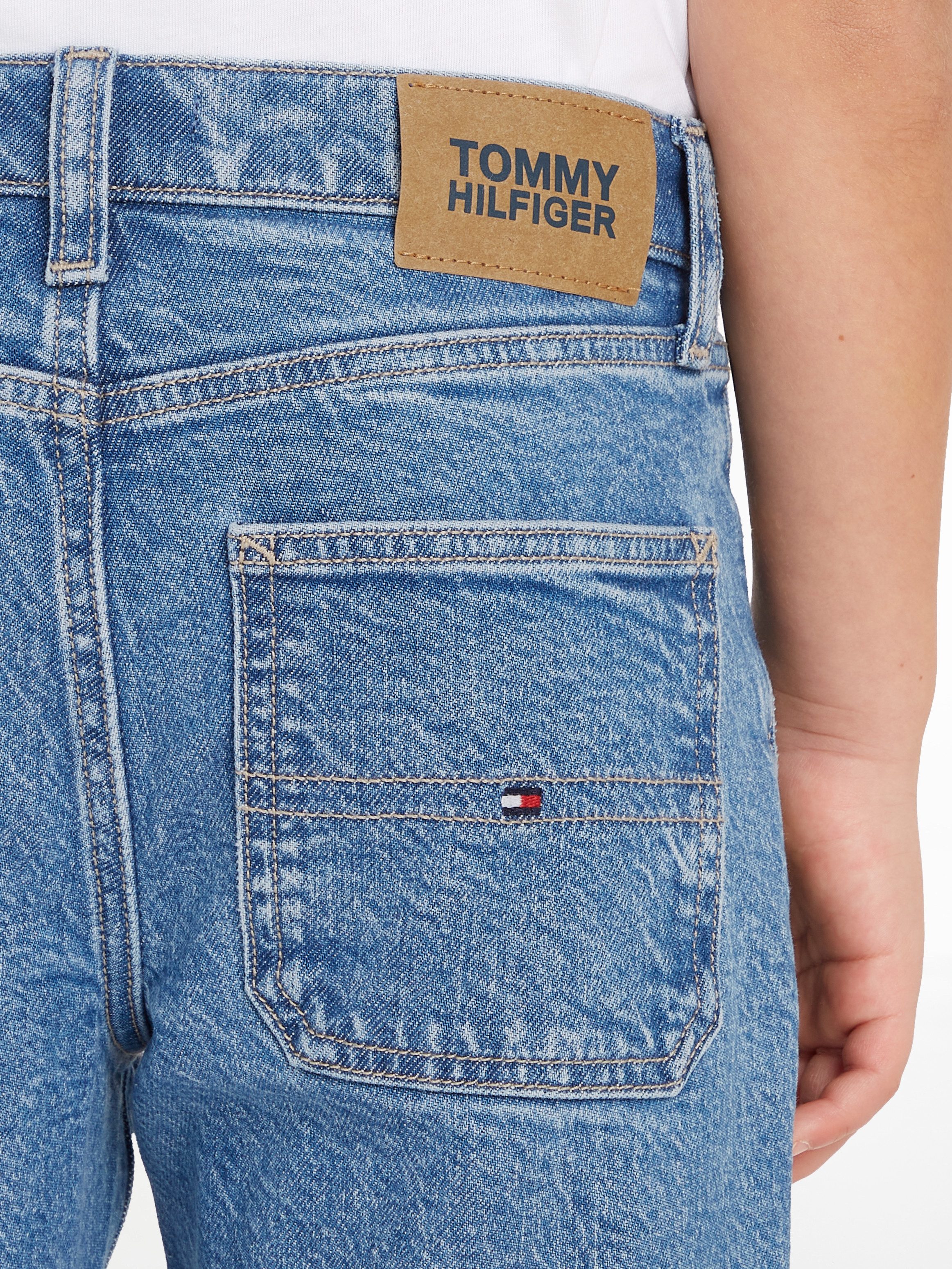 Tommy Hilfiger Straight jeans SKATER MID SALT&PEPPER DENIM