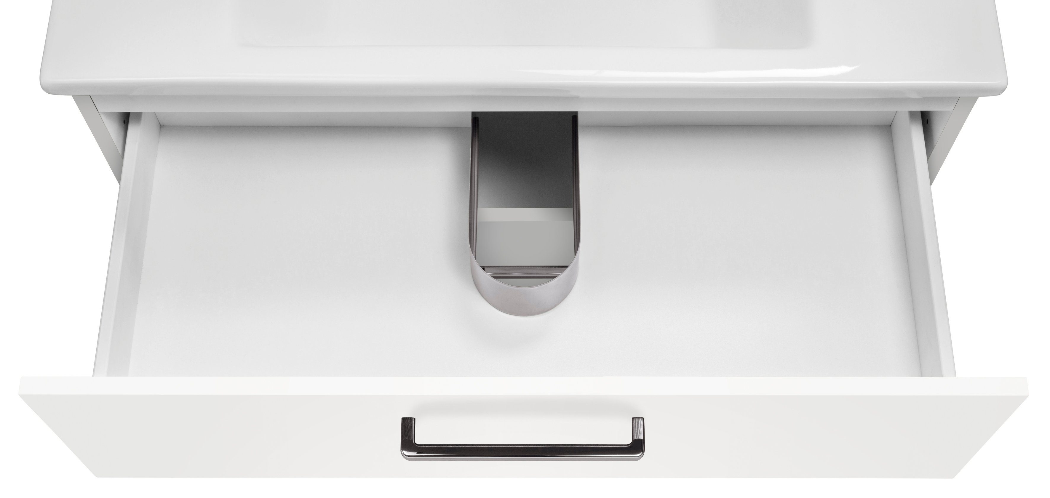 OPTIFIT Badkamerserie Napoli met contrastkleurige kastelement en soft-closefunctie (set)
