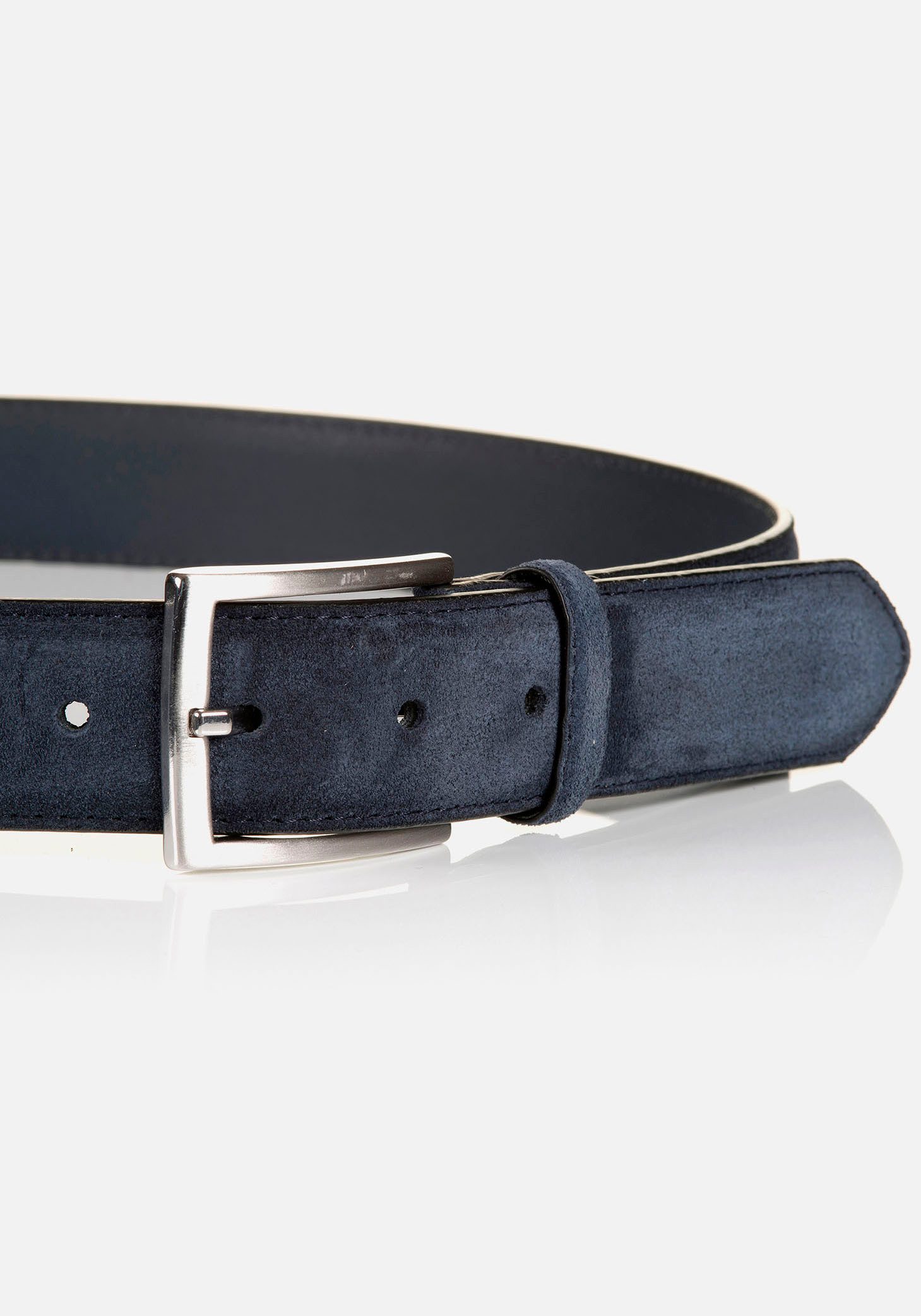 MONTI Leren riem 3,5 cm breed, business-casual, suede, inkortbaar