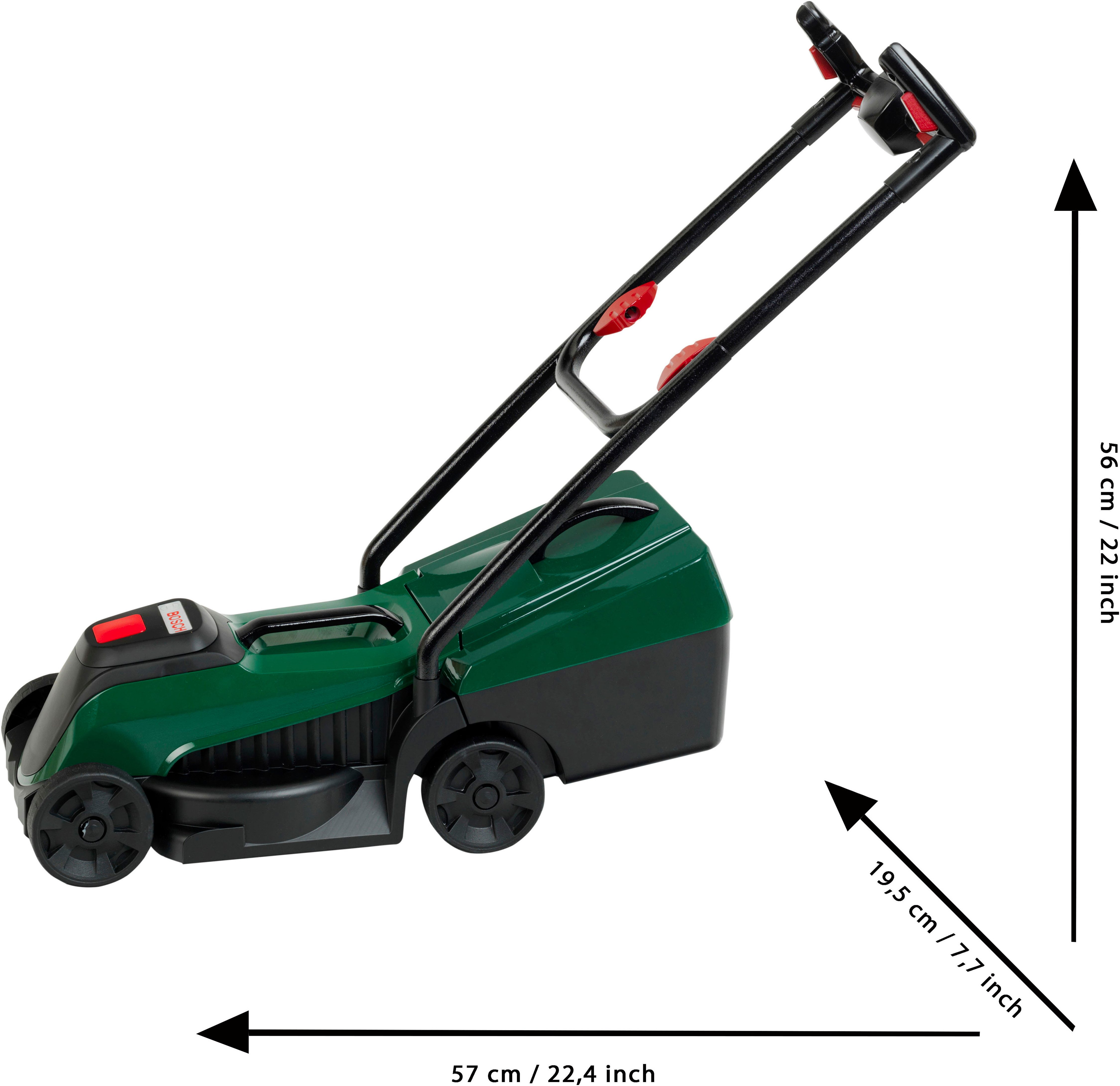 Klein Kindergrasmaaier Bosch mini, Rotak II met geluiden