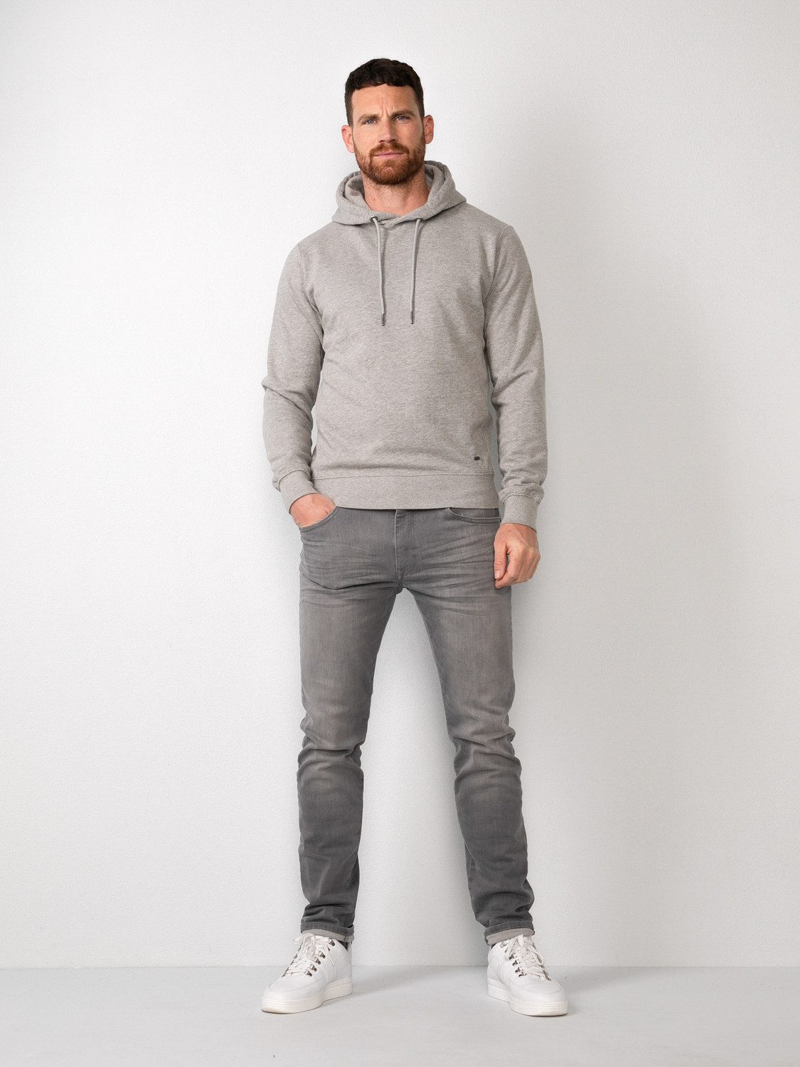 Petrol Industries Hoodie met merklabel