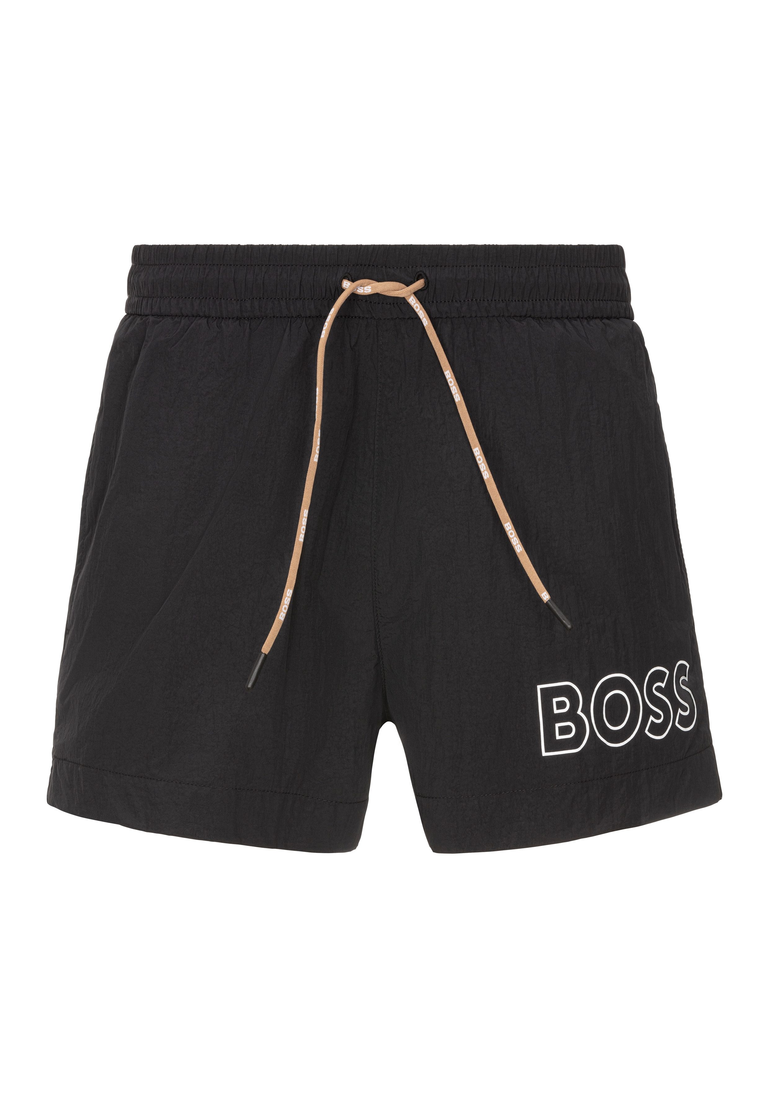 BOSS Zwemshort Mooneye 1022926 met elastische taille