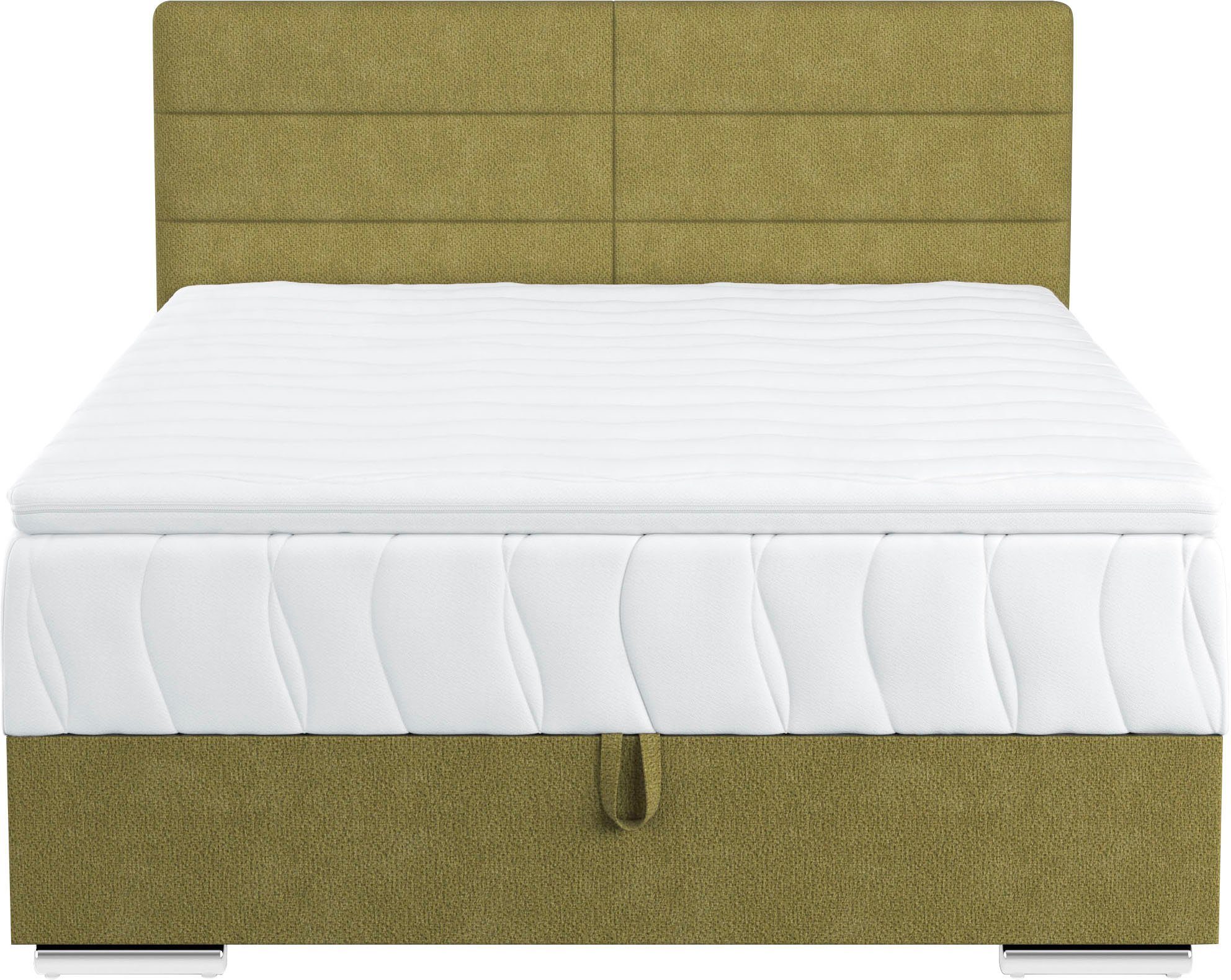 COTTA Boxspring Tom met bedkist, topmatras en sierkussen