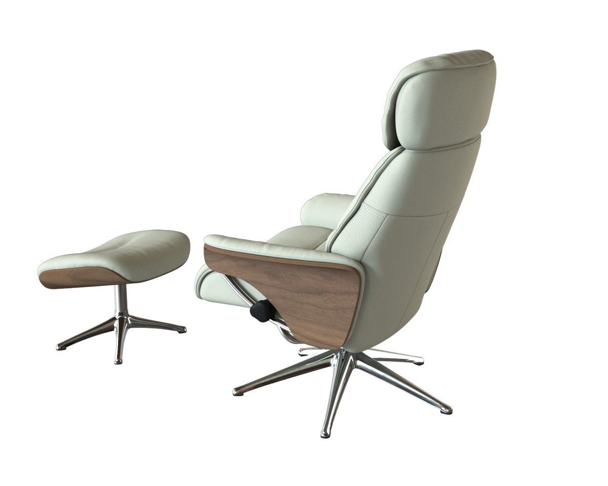 FLEXLUX Relaxfauteuil Aarhus, functionele stoel, gestoffeerde stoel, armleuningen, TV-fauteuil