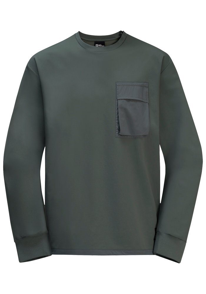 Jack Wolfskin Trui met ronde hals WANDERMOOD PULLOVER M