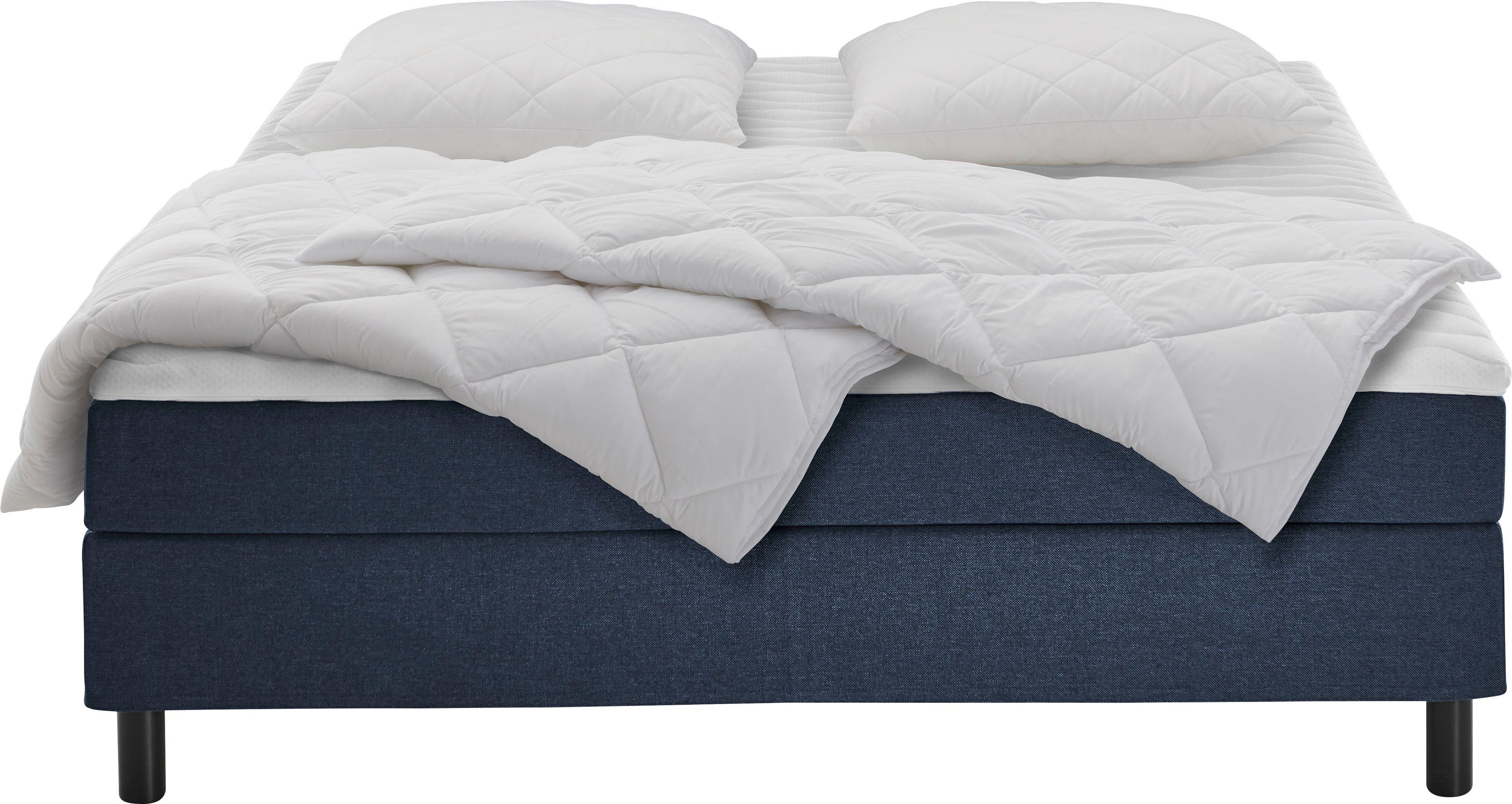 ATLANTIC home collection Boxspring Happy zonder hoofdbord, met topmatras, naar keuze met of zonder beddengoed