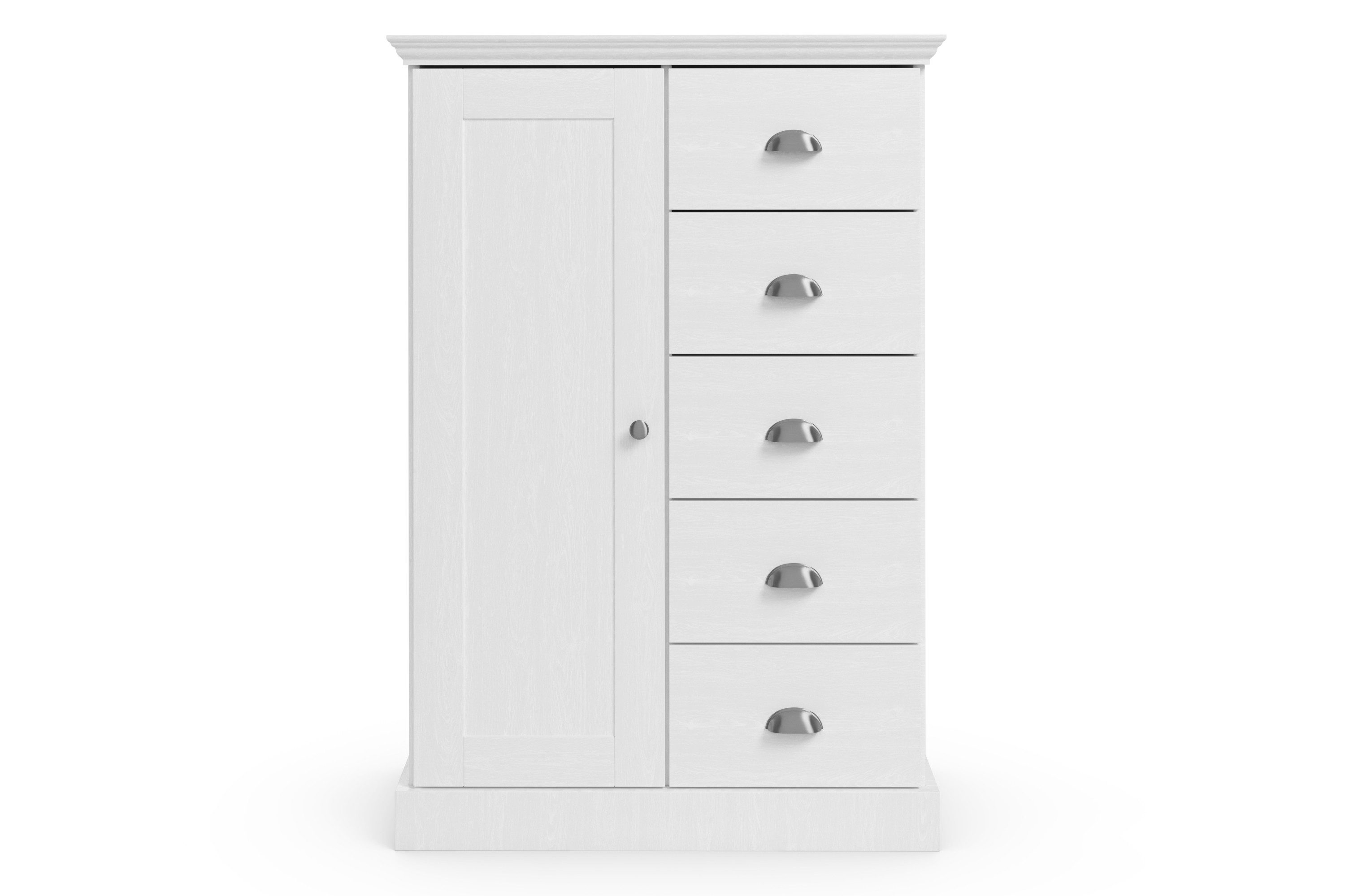 Home affaire Kast Motala 5 lades en 2 verstelbare planken, breedte 75cm, hoogte 110cm