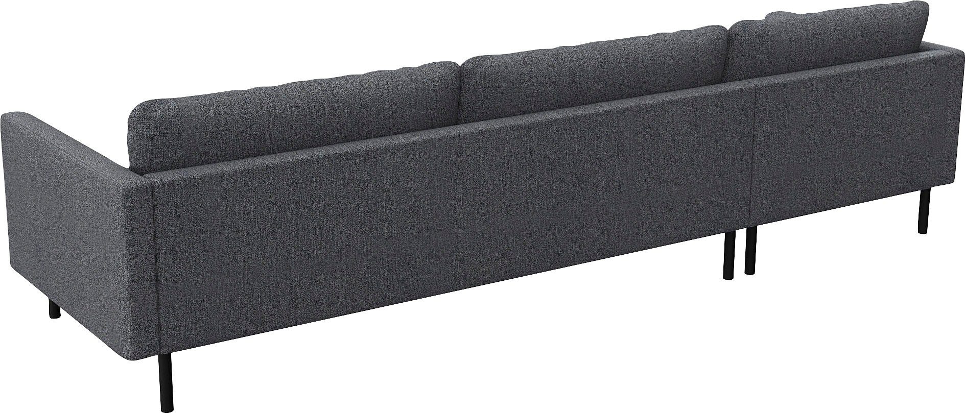 FLEXLUX Hoekbank Bolzano, elegant en comfortabel, L-vorm Zitting van koudschuim & stalen vering, losse zit- en rugkussens