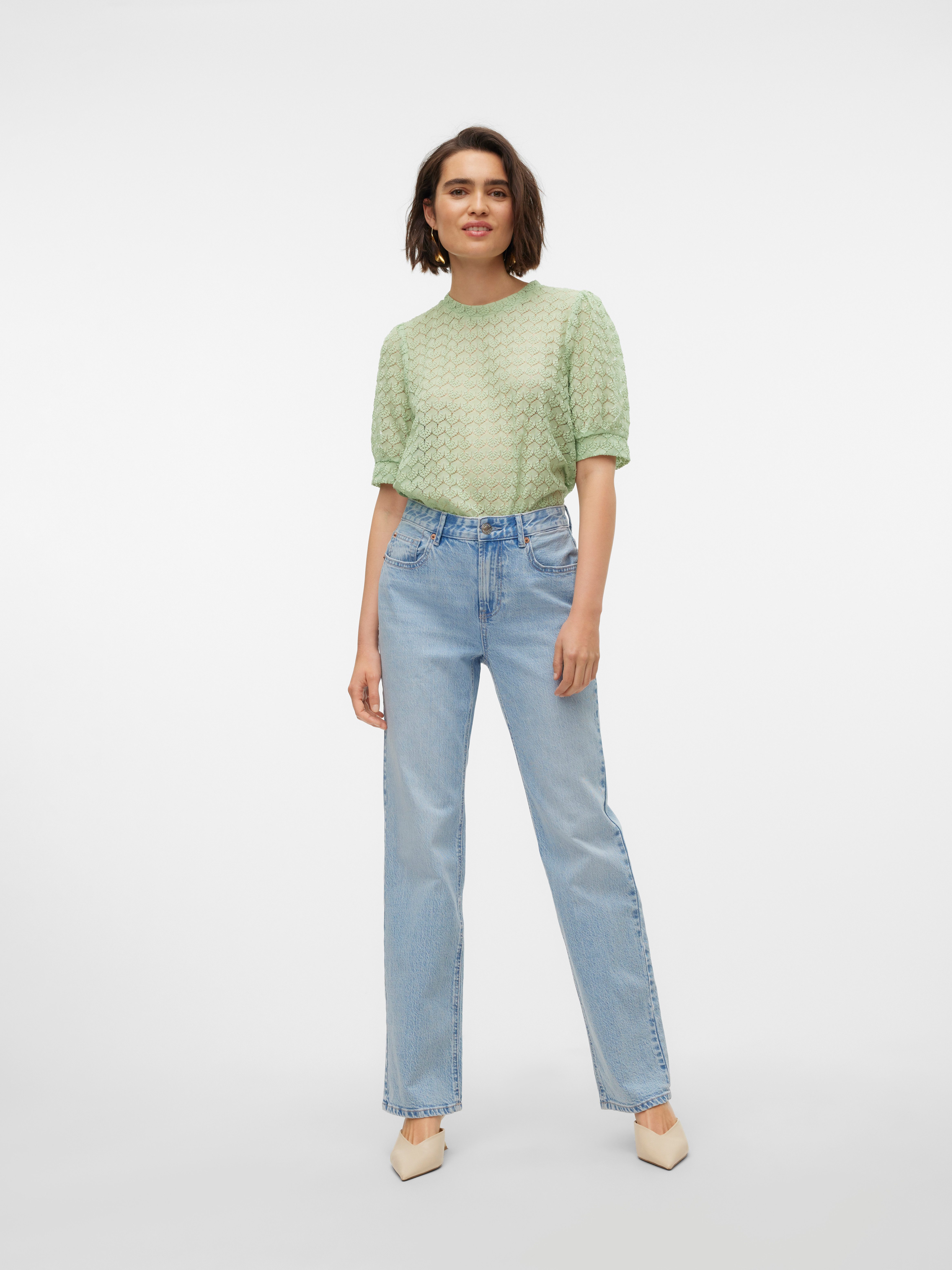 Vero Moda Straight jeans VMTESSA HR STRAIGHT JEANS LI3010 GA NOOS
