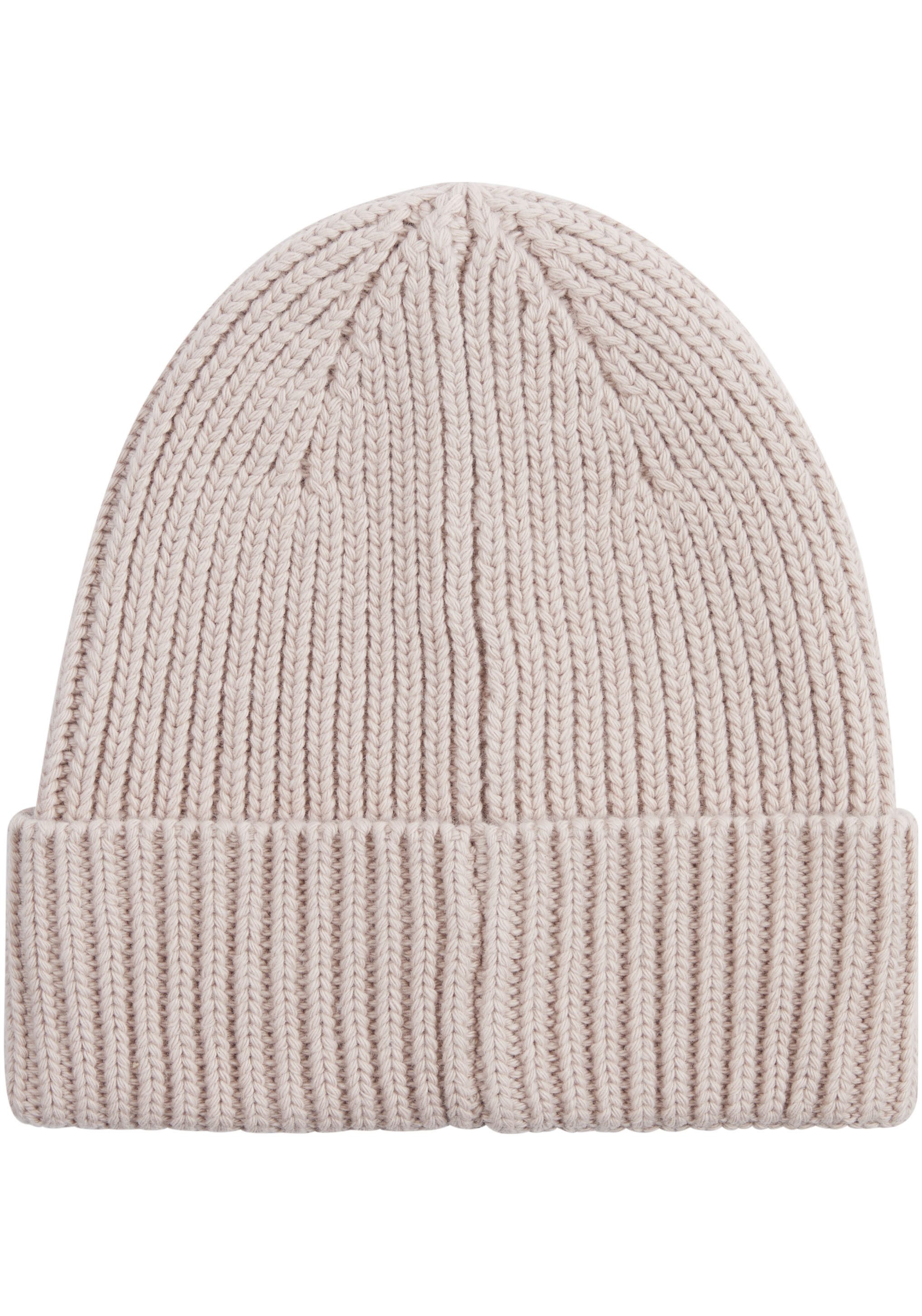 Calvin Klein Beanie CK EMBROIDERY COTTON RIB BEANIE