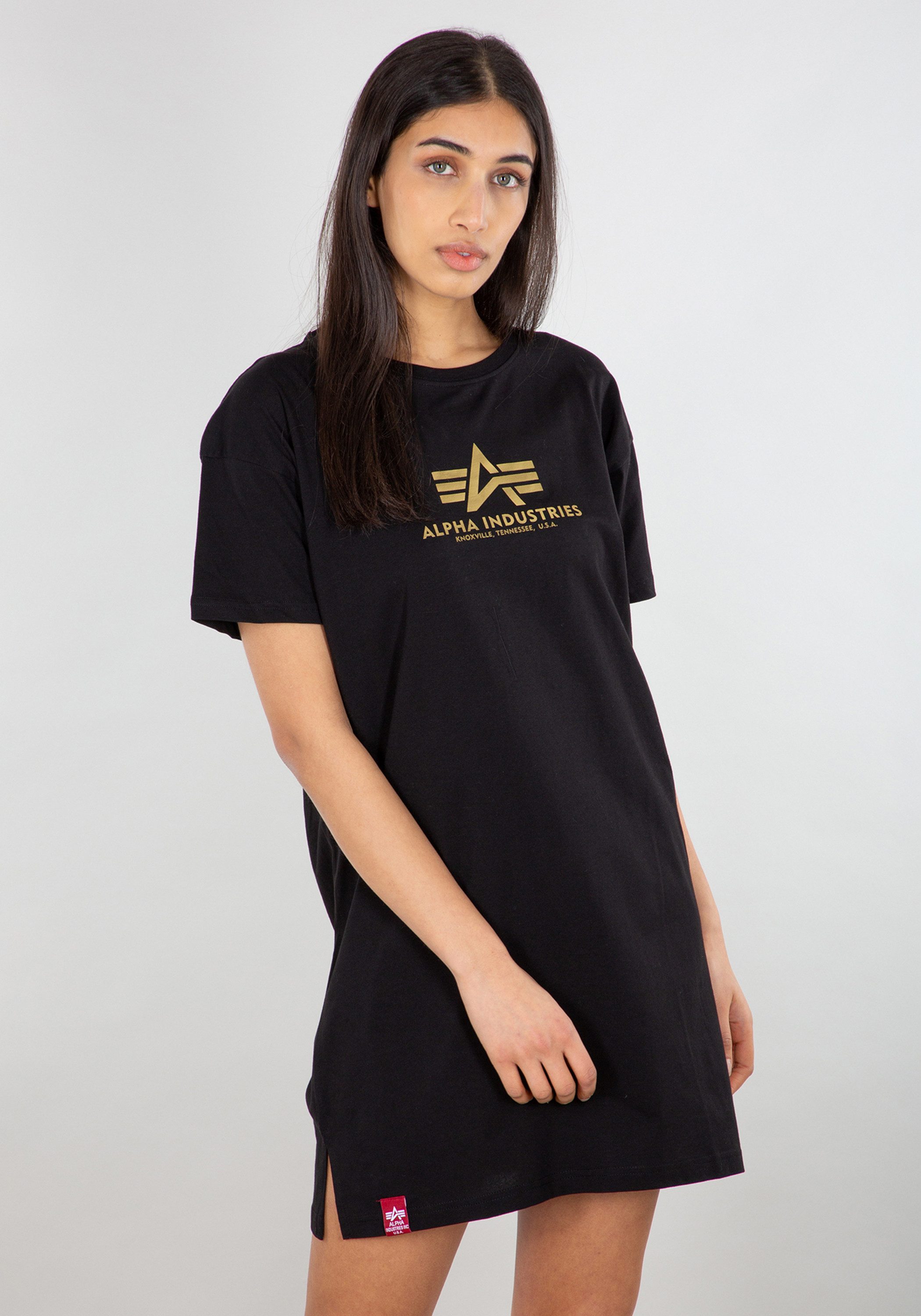 Alpha Industries T-shirt  Women - T-Shirts Basic T Long Foil Print Wmn