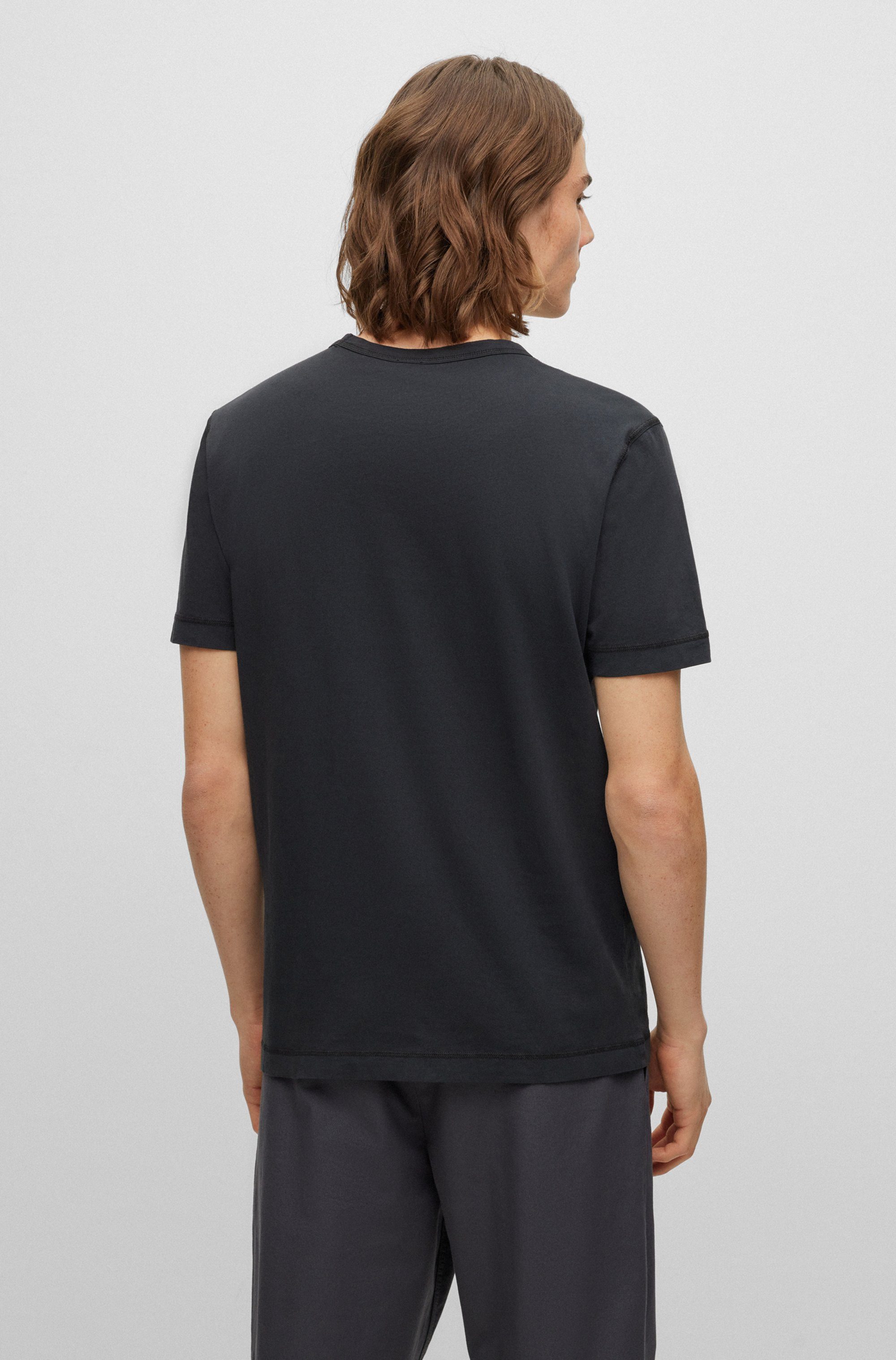 Boss Orange T-shirt Tokks met boss orange merkembleem