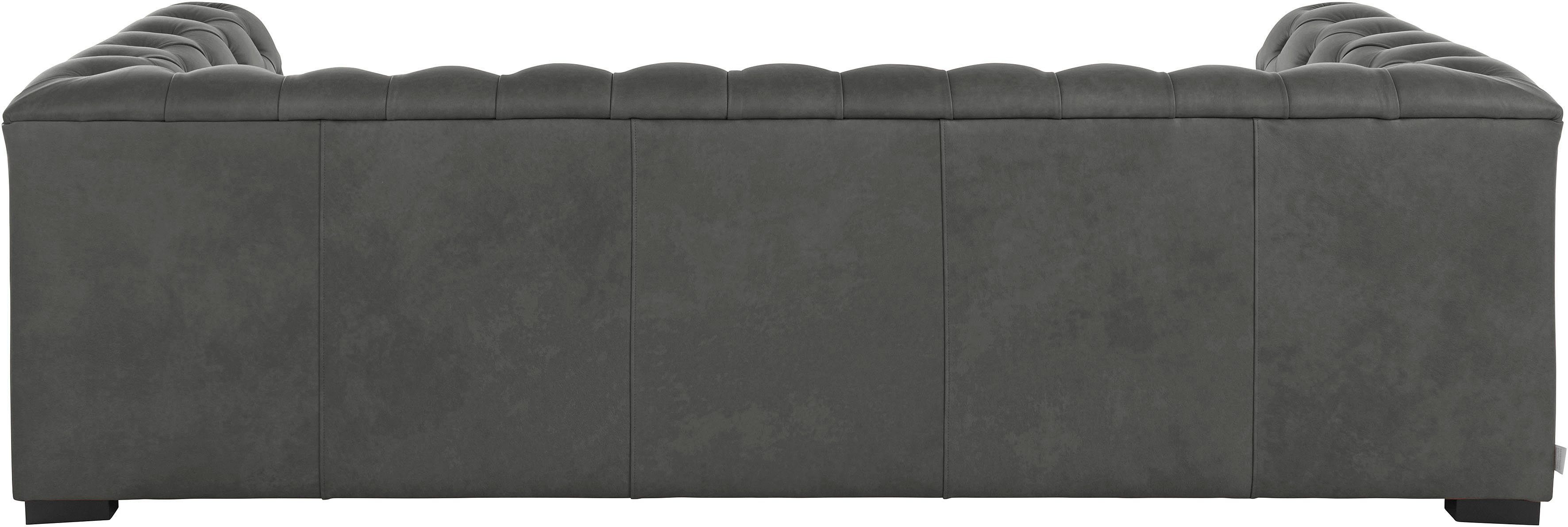 Home affaire Chesterfield-bank Kalina klassieke chesterfield knoopdetails, zeer hoogwaardige afwerking