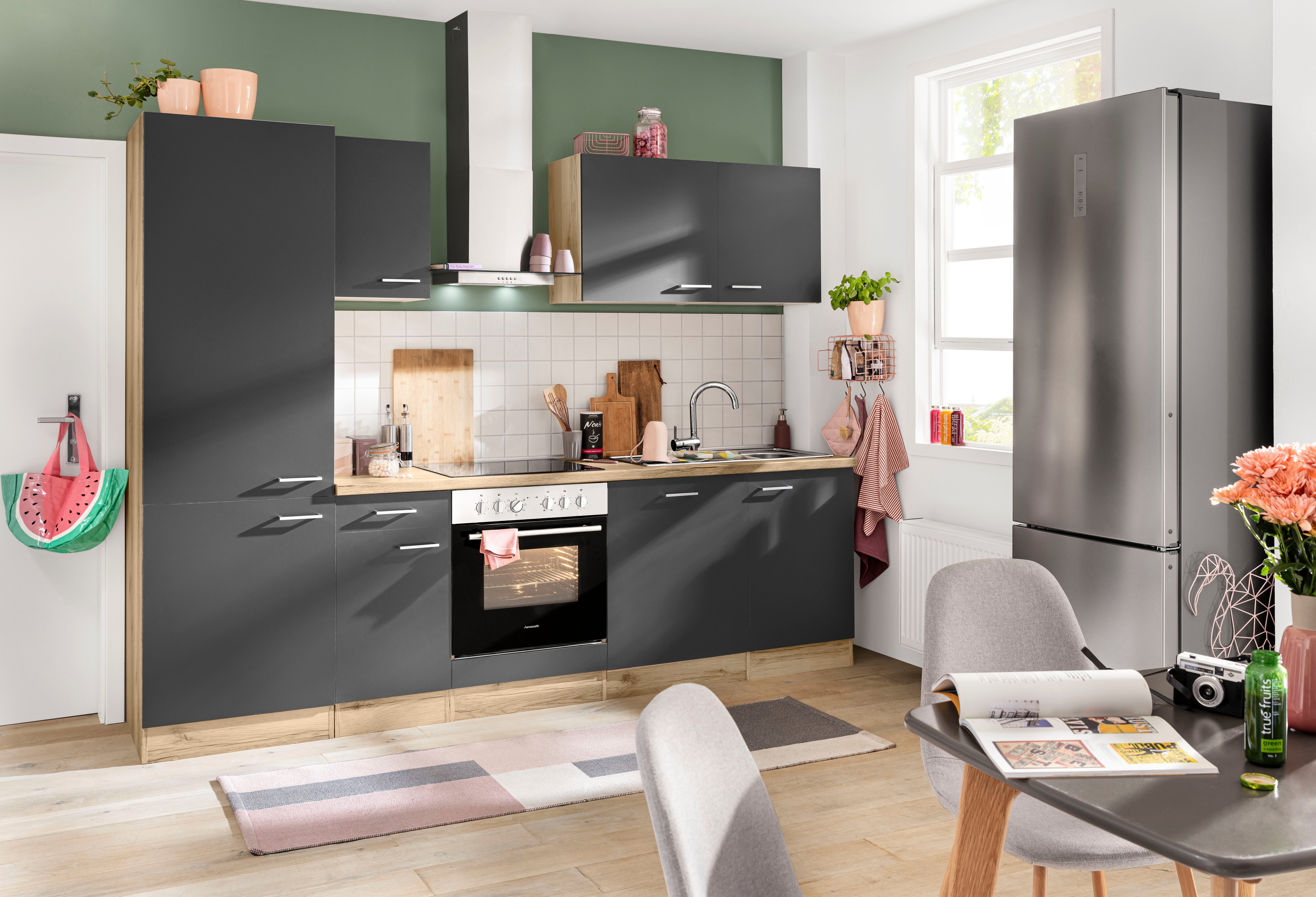 OPTIFIT Hoge kast Iver Breedte 60 cm, met 4 planken, voor veel bergruimte