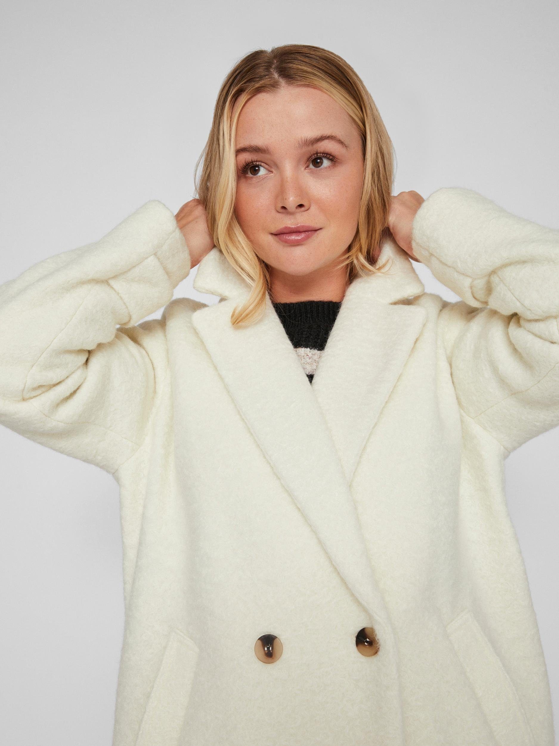 Vila Korte jas VIWAVE L/S STRUCTURED JACKET/SU - NOOS
