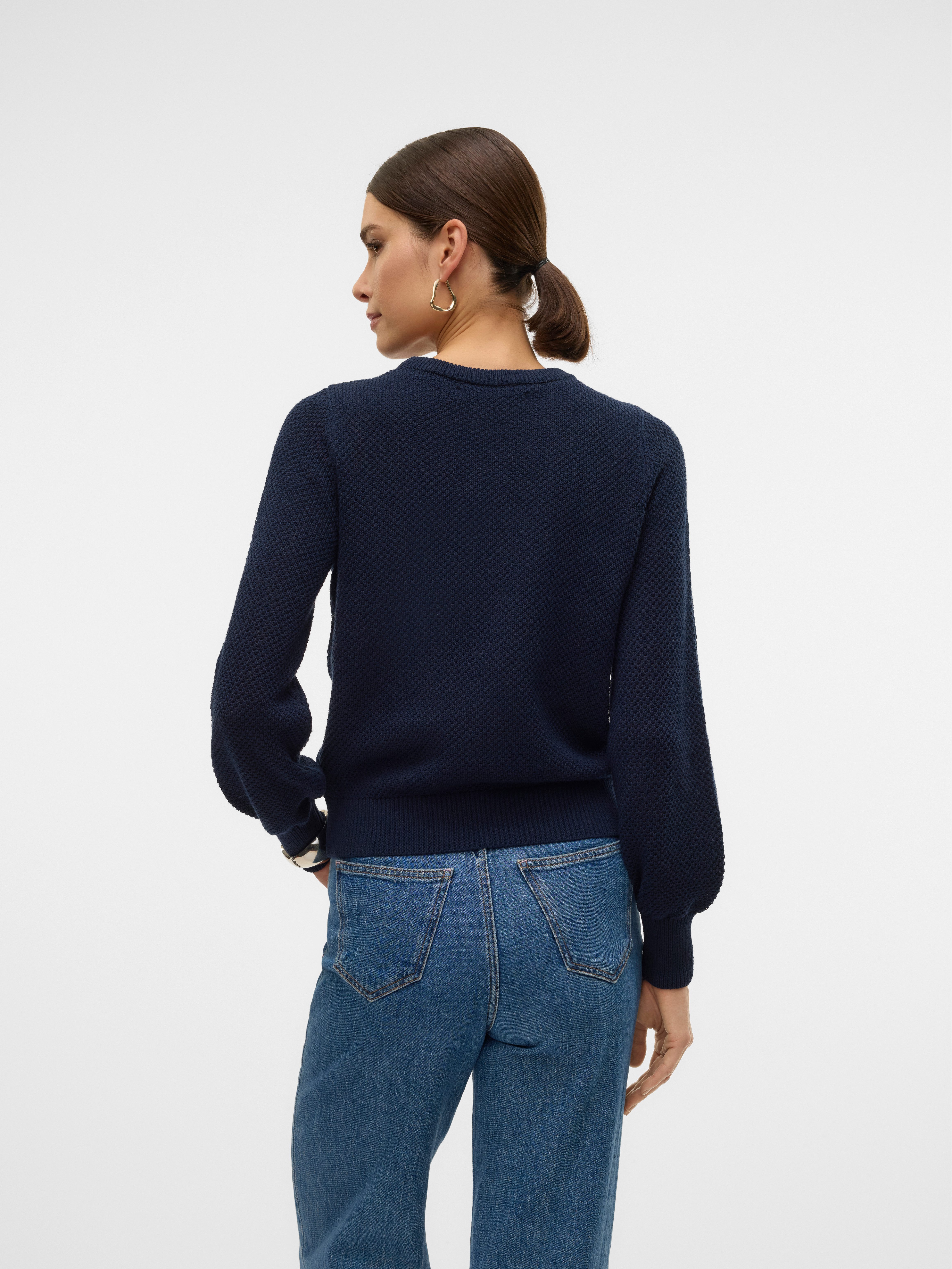 Vero Moda Trui met ronde hals VMAMAZING LS O-NECK PULLOVER BOO