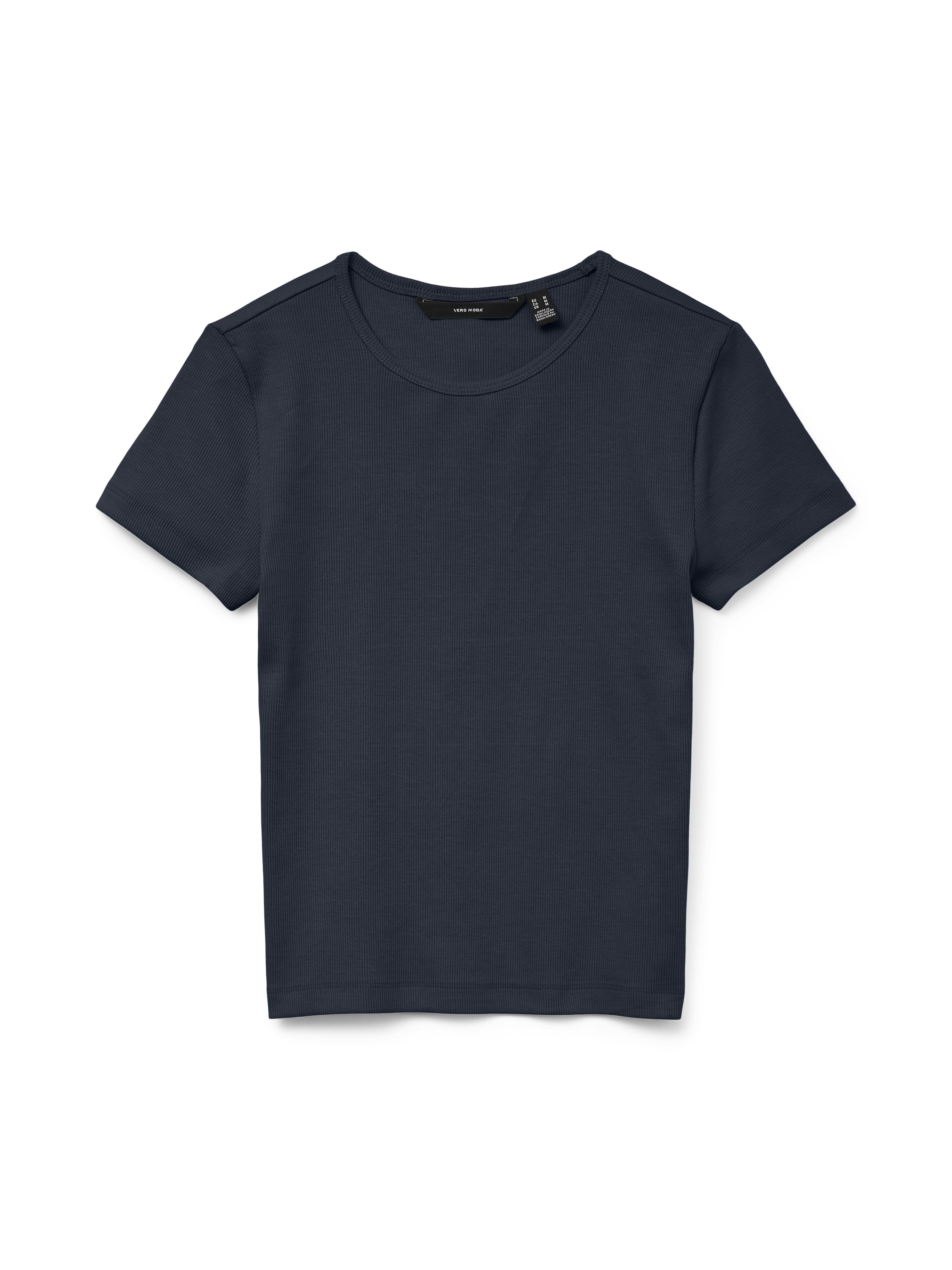 Vero Moda Shirt met ronde hals VMCHLOE SS SHORT TOP JRS NOOS