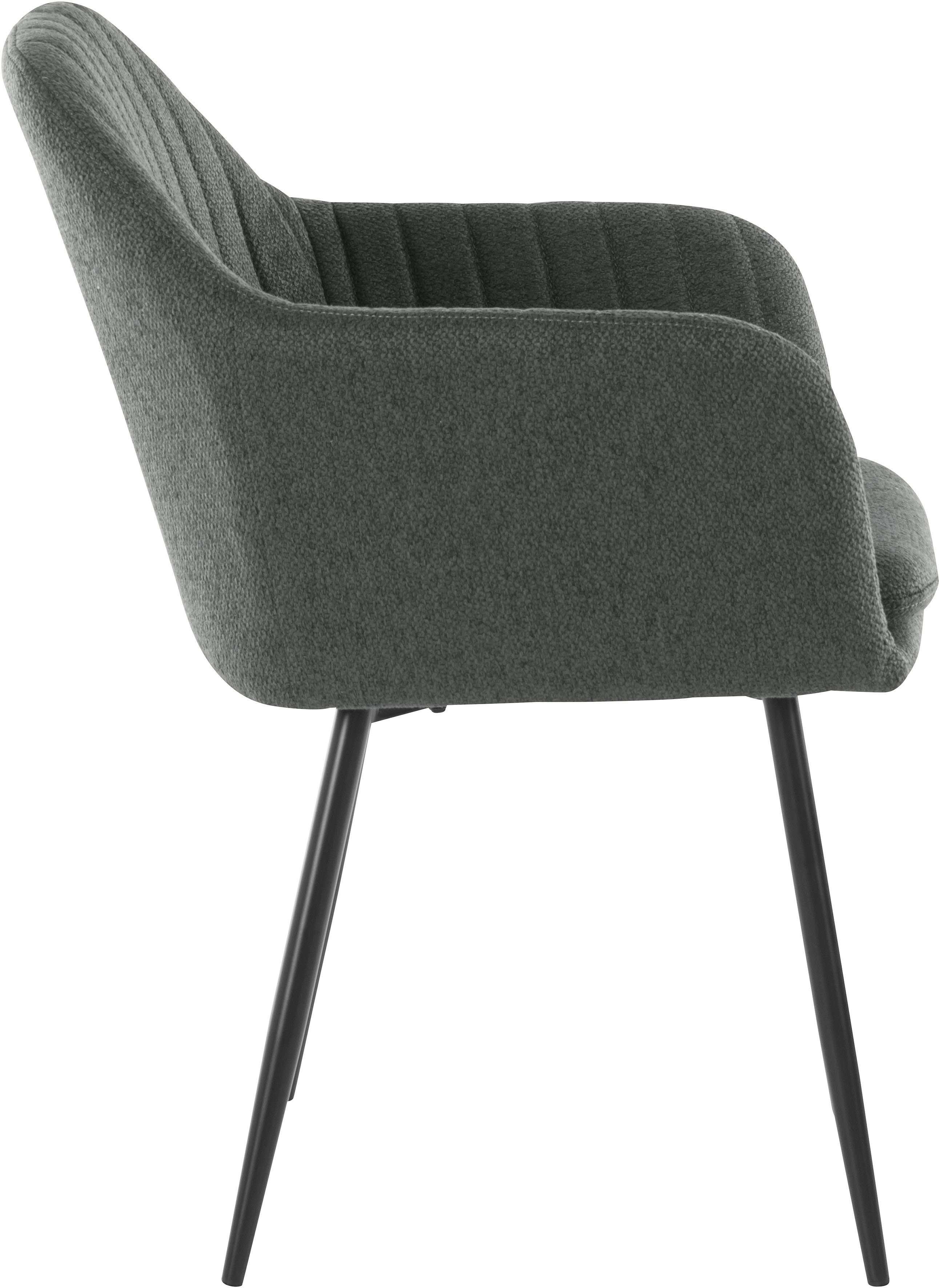 HELA Stoel met armleuningen Carla comfortabele fauteuil, kuipstoel (set)