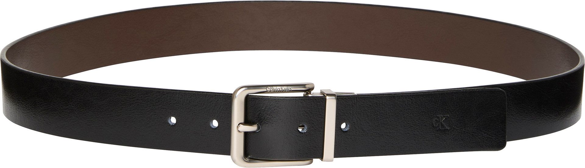 Calvin Klein Leren riem CASUAL PIN BUCKLE 35MM ADJ/REV
