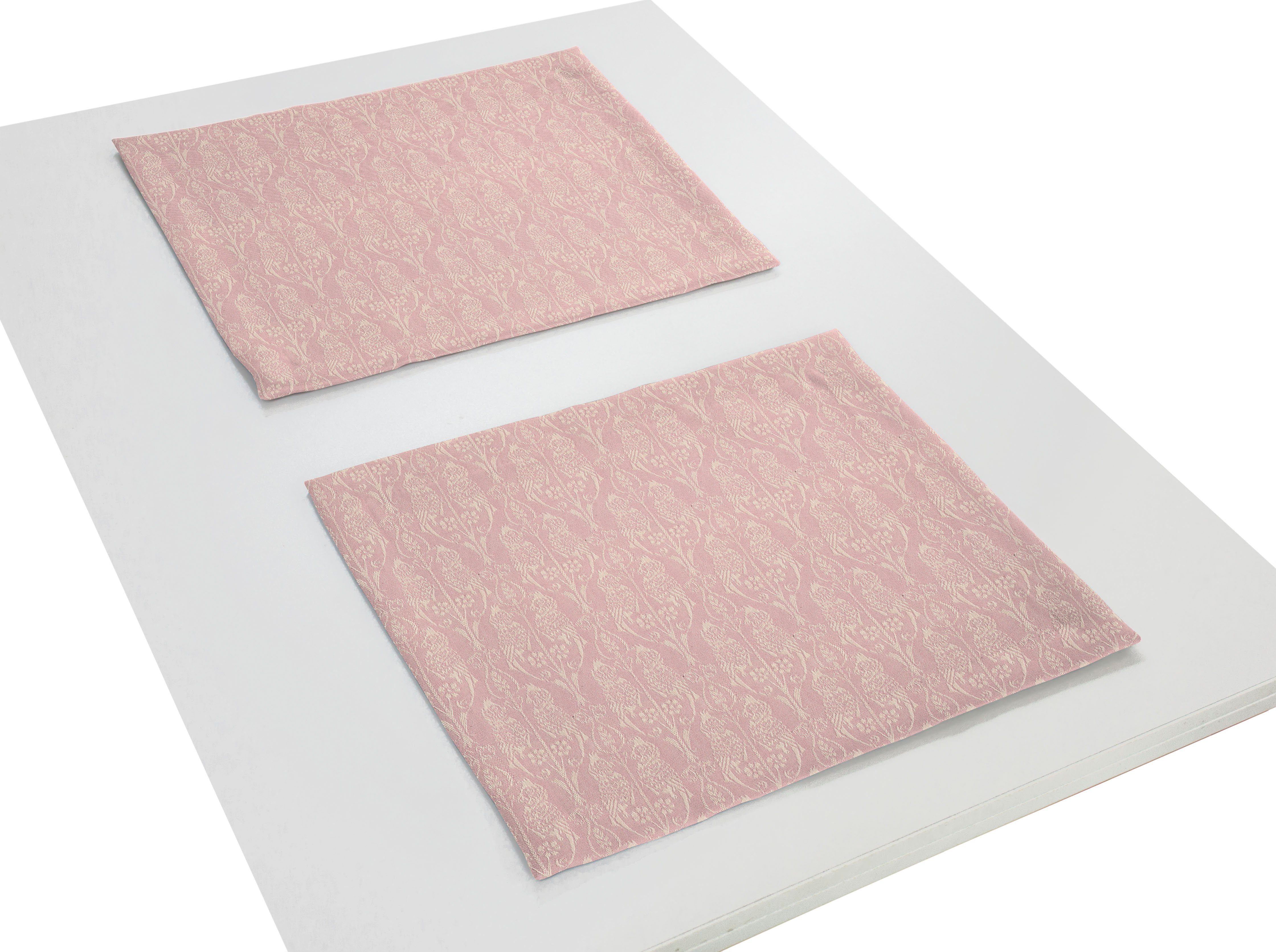 Adam Set placemats Tafelset Little Parrot Made in Germany, voor 6 personen (13 stuks)