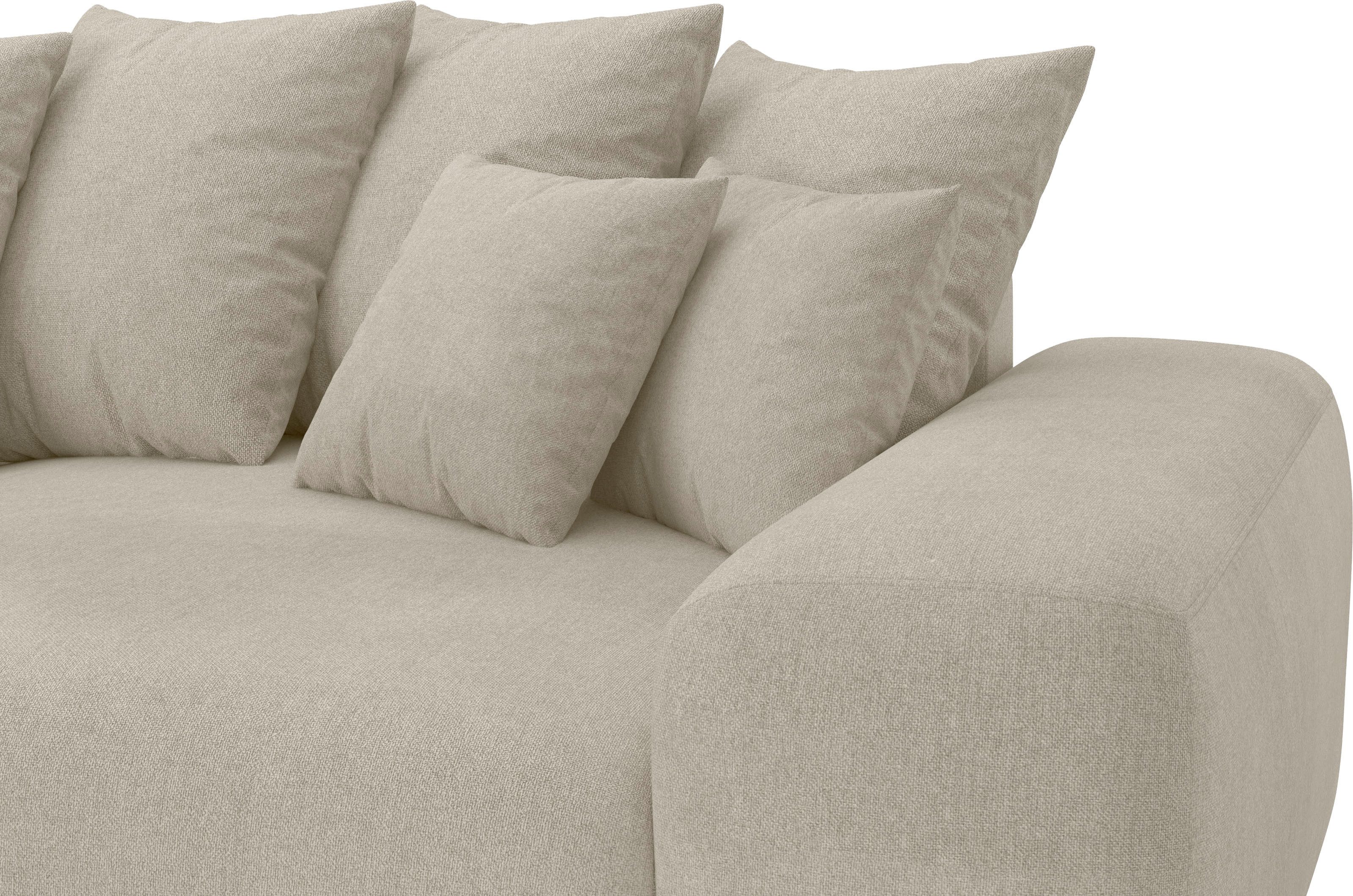 Mr. Couch Hoekbank Sundance L-vorm Doorlopende slaper met EasyBett-slaapfunctie, bedlade