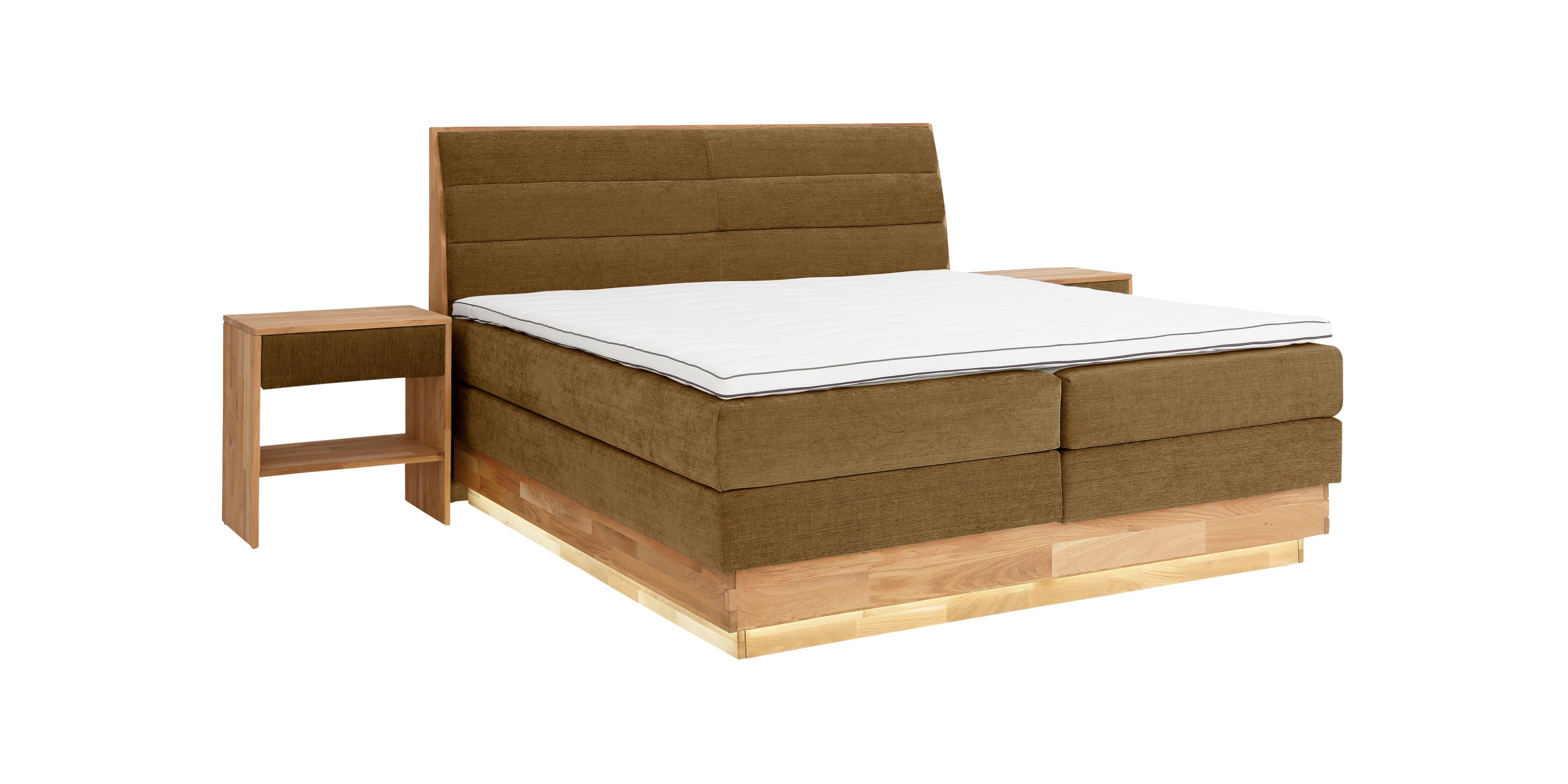 OTTO products Boxspring Ledverlichting, met gecertificeerde, gerecyclede overtrekstoffen