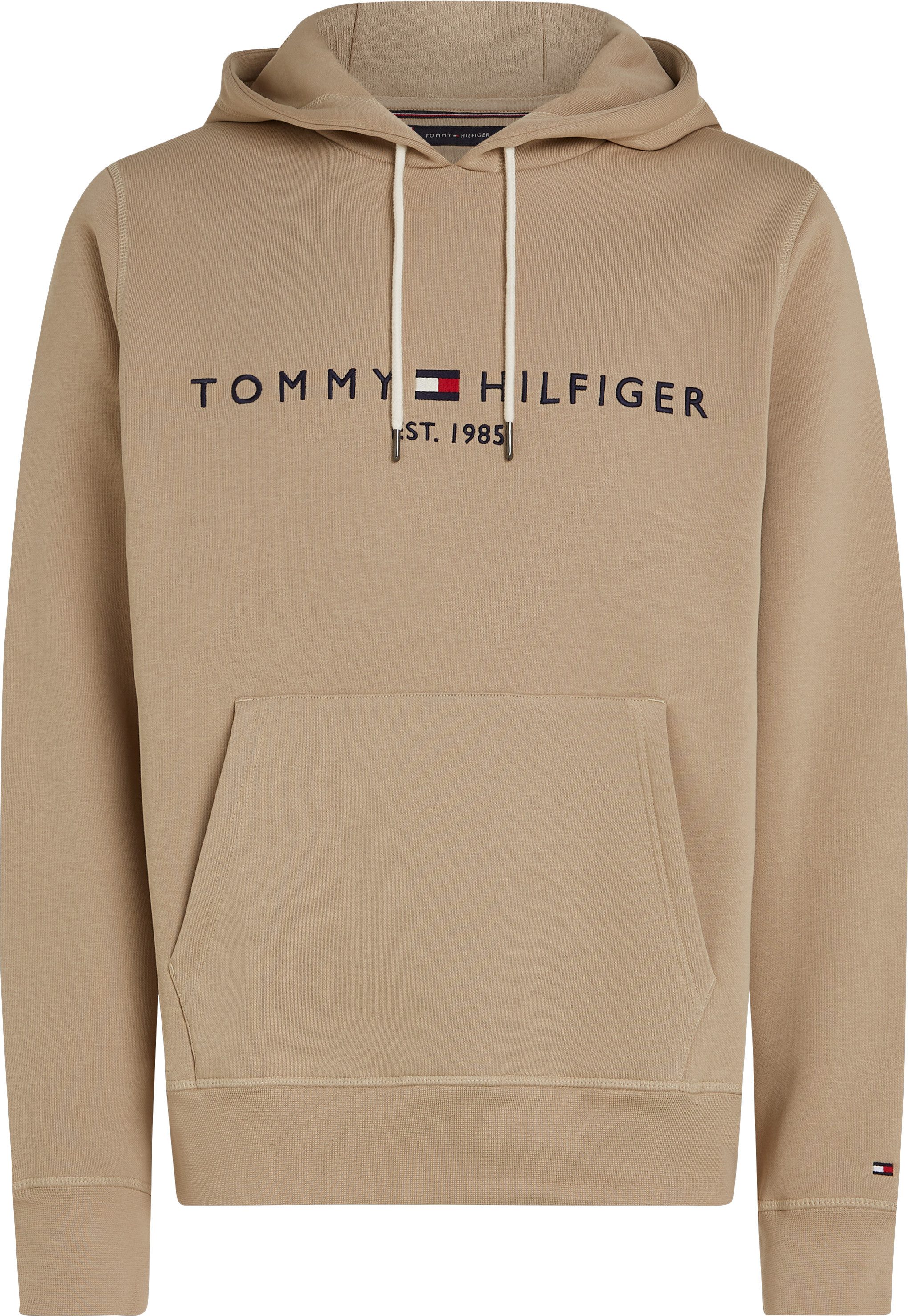 Tommy Hilfiger Hoodie TOMMY LOGO HOODY met capuchon en kangoeroezak