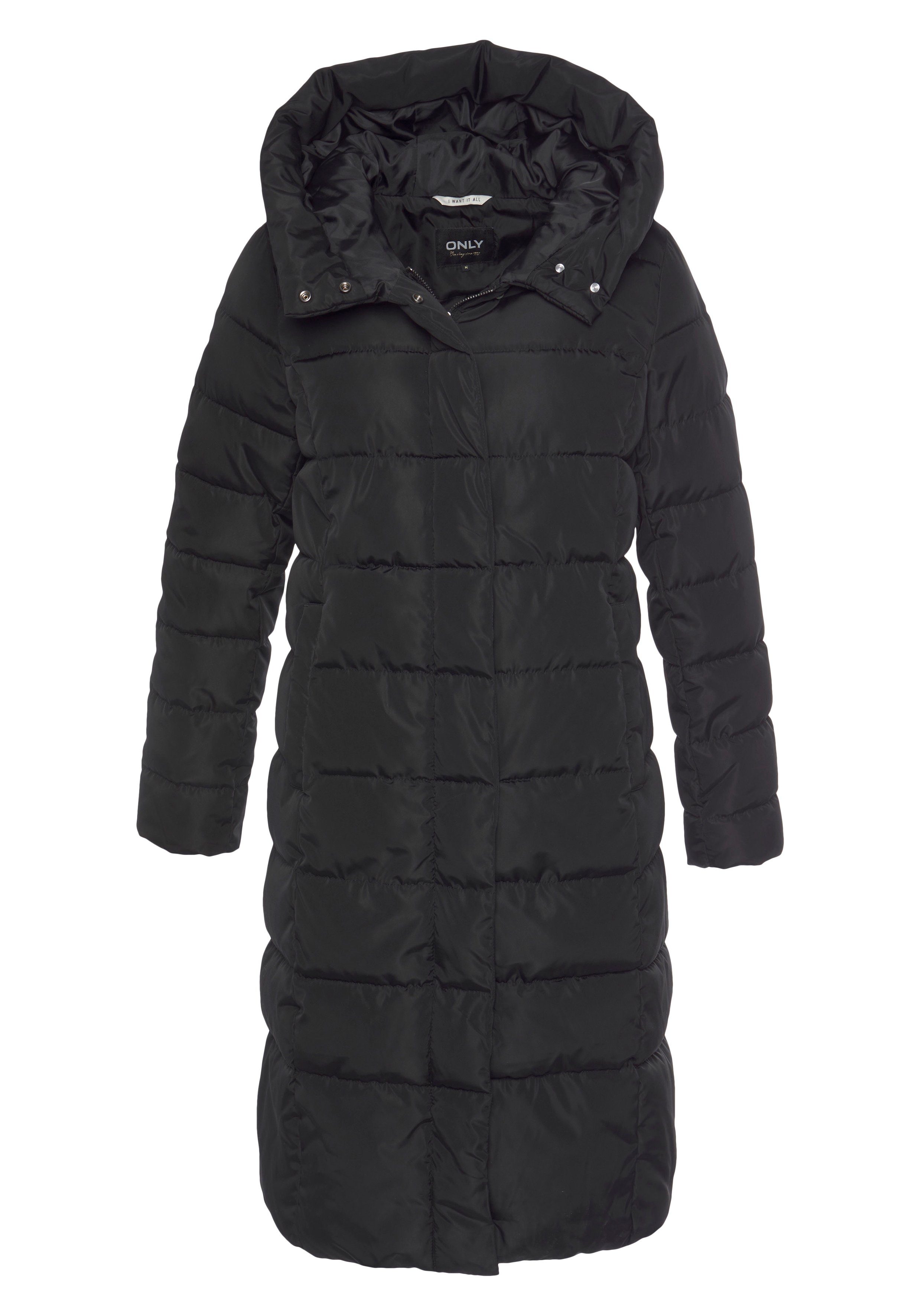 Only Gewatteerde jas ONLTINA PUFFER X LONG COAT OTW