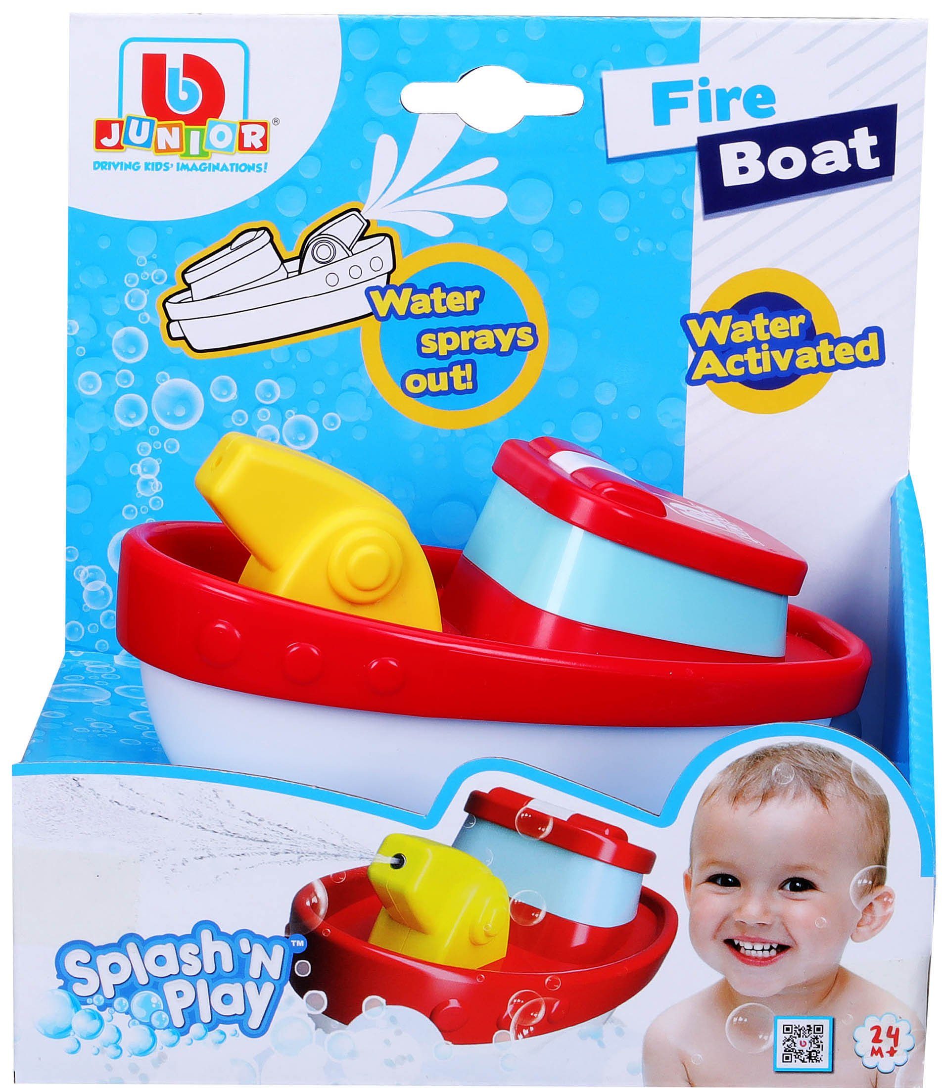 bbJunior Badspeelgoed Splash'N Play - FireBoat 15 cm