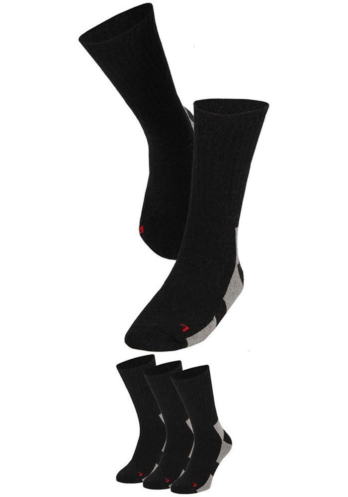 Apollo Basic sokken THERMAL TRACKING SOCKS Unisex met verwarmende merinowol (2 paar Set van 3)