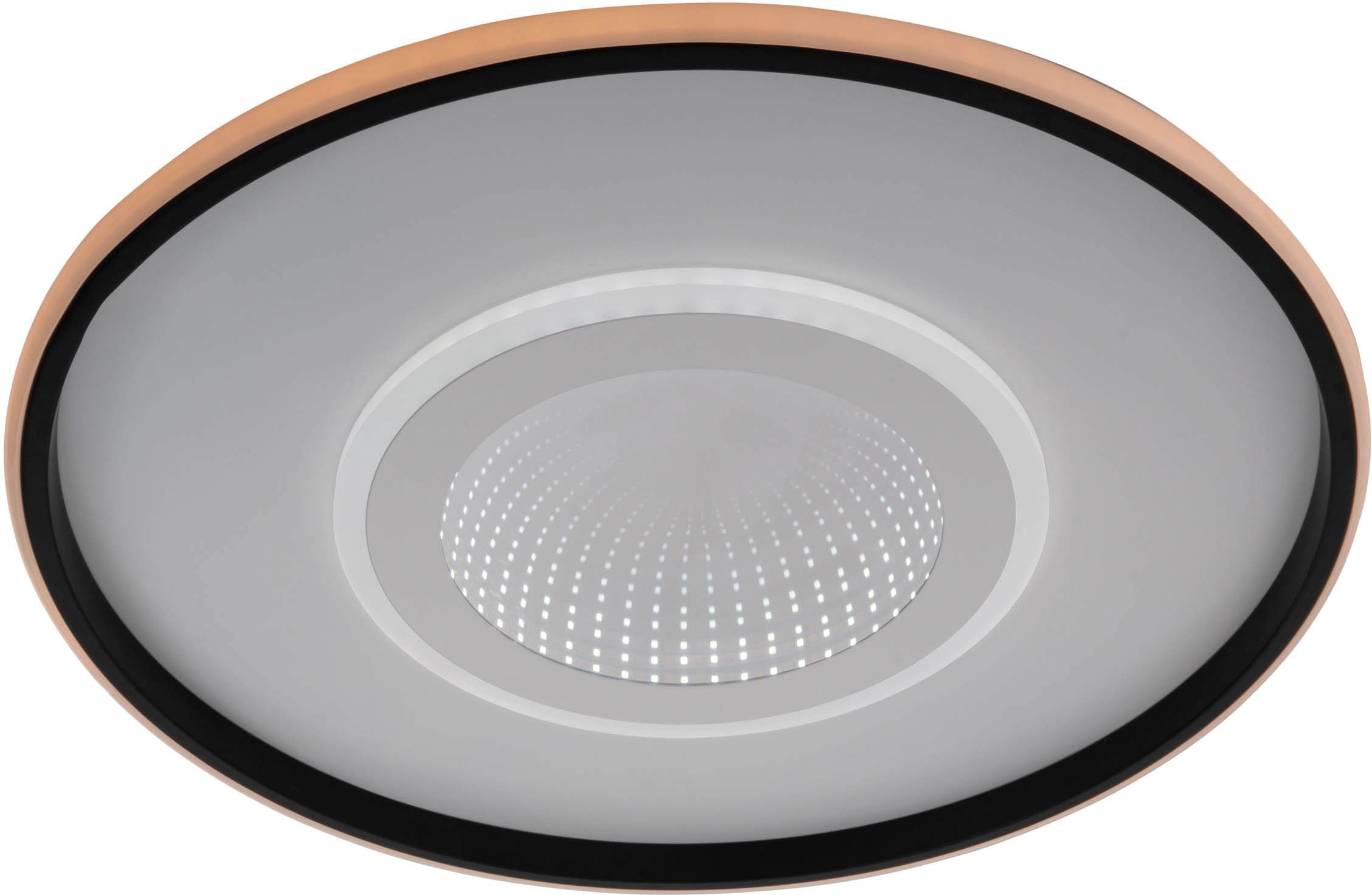 my home Led-plafondlamp Mona plafondlamp met Infinity 3D effect D: 50 cm, dimbaar, incl. geheugen, CCT, afstandsbediening, 40W, Tunnel Mirror (1 stuk)