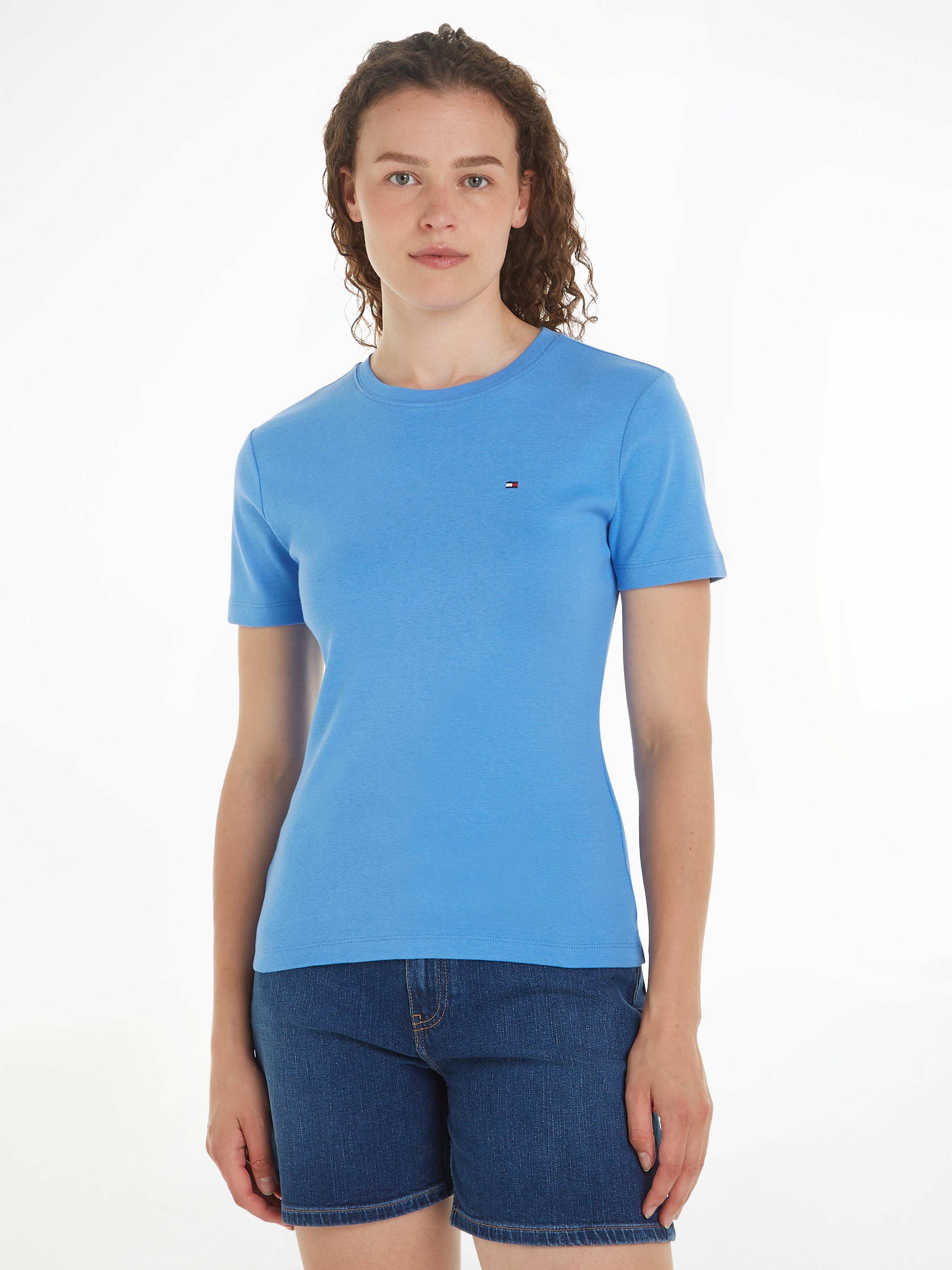 Tommy Hilfiger T-shirt SLIM CODY C-NK SS met geborduurd logo