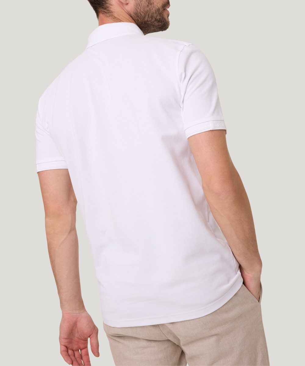 Pioneer Authentic Jeans Poloshirt met geborduurd logo
