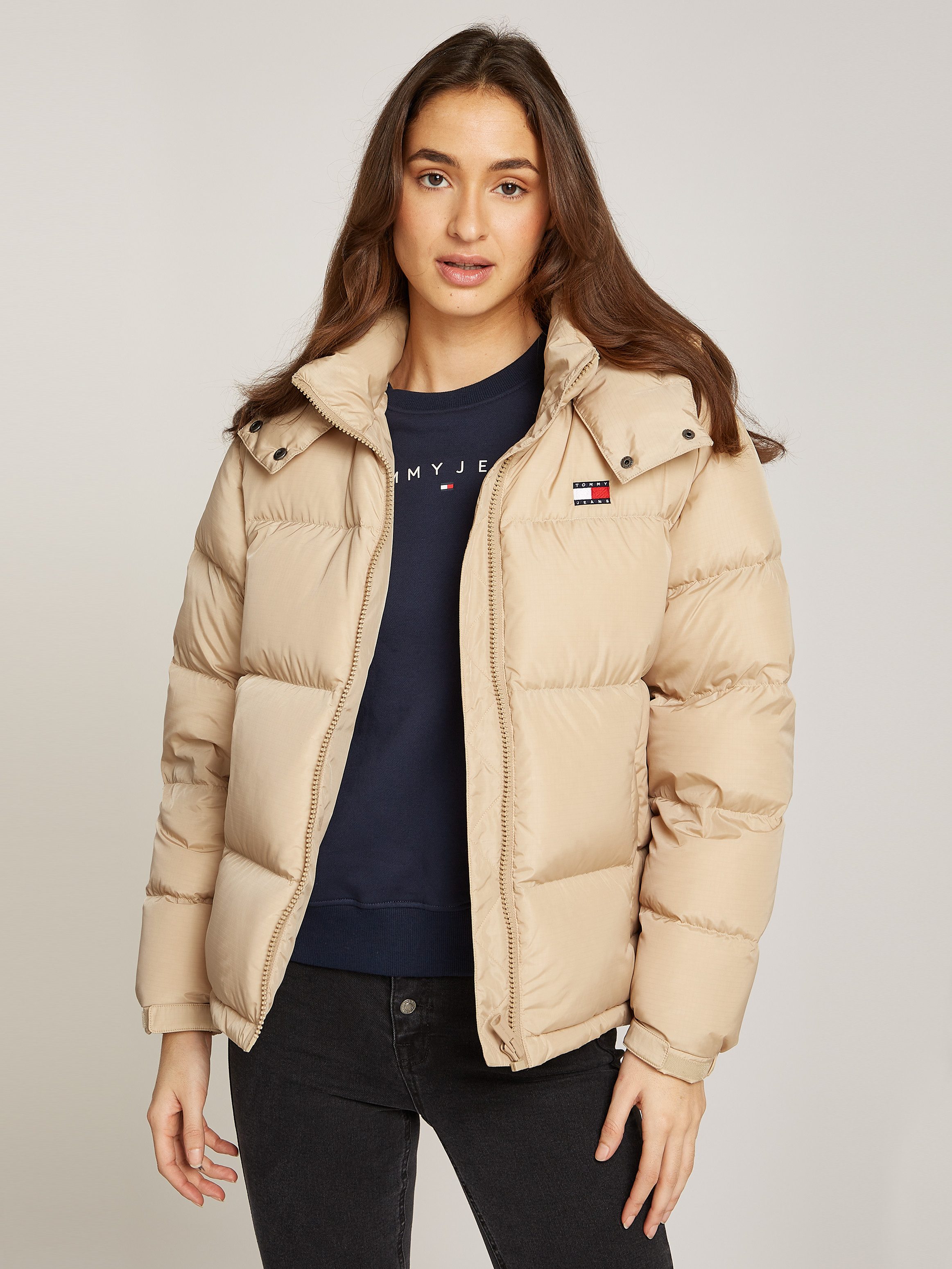 Tommy Jeans Curve Gewatteerde jas TJW ALASKA PUFFER EXT