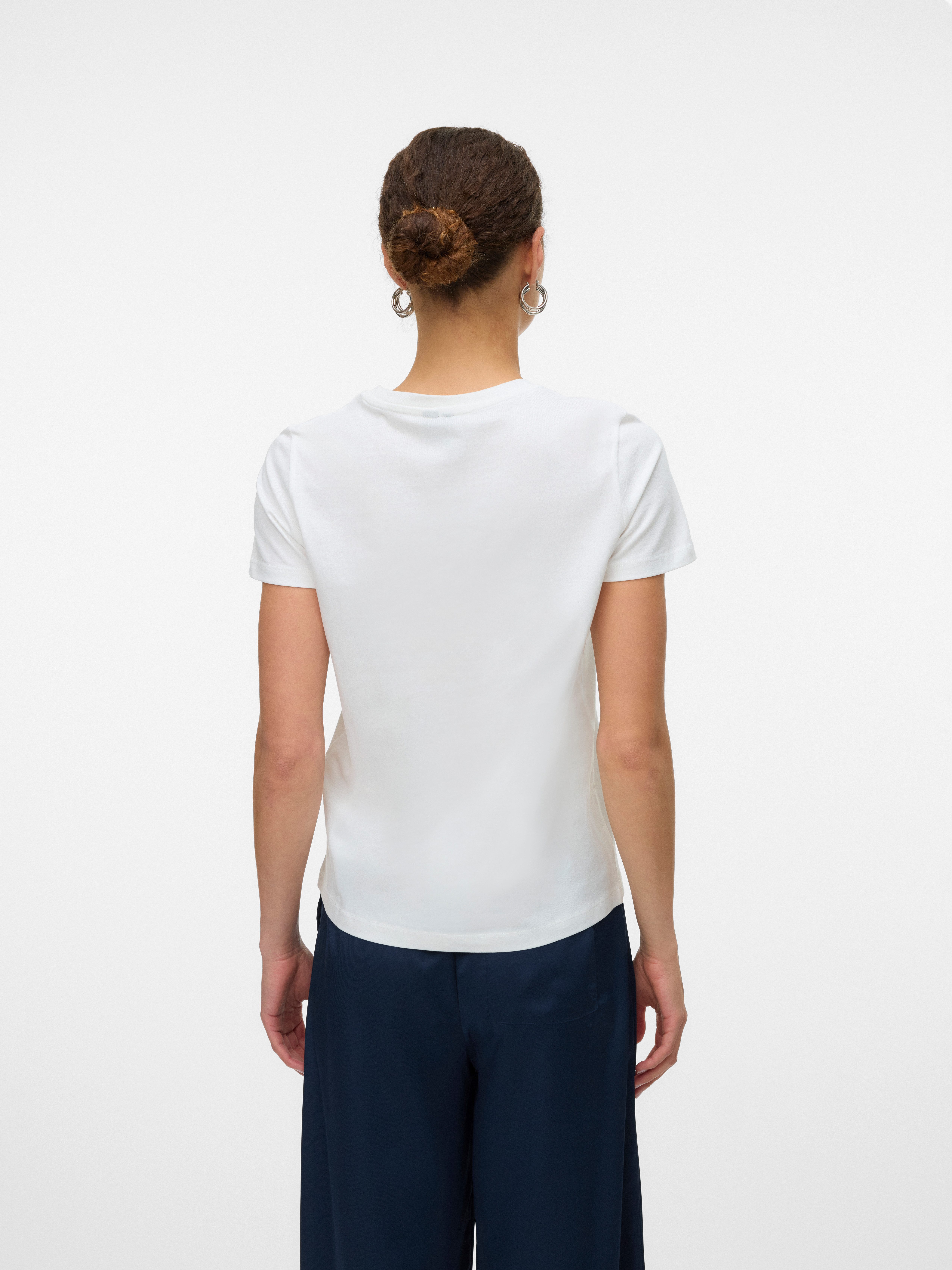 Vero Moda Shirt met korte mouwen VMSILJA FRANCIS SS TOP BOX JRS SPE
