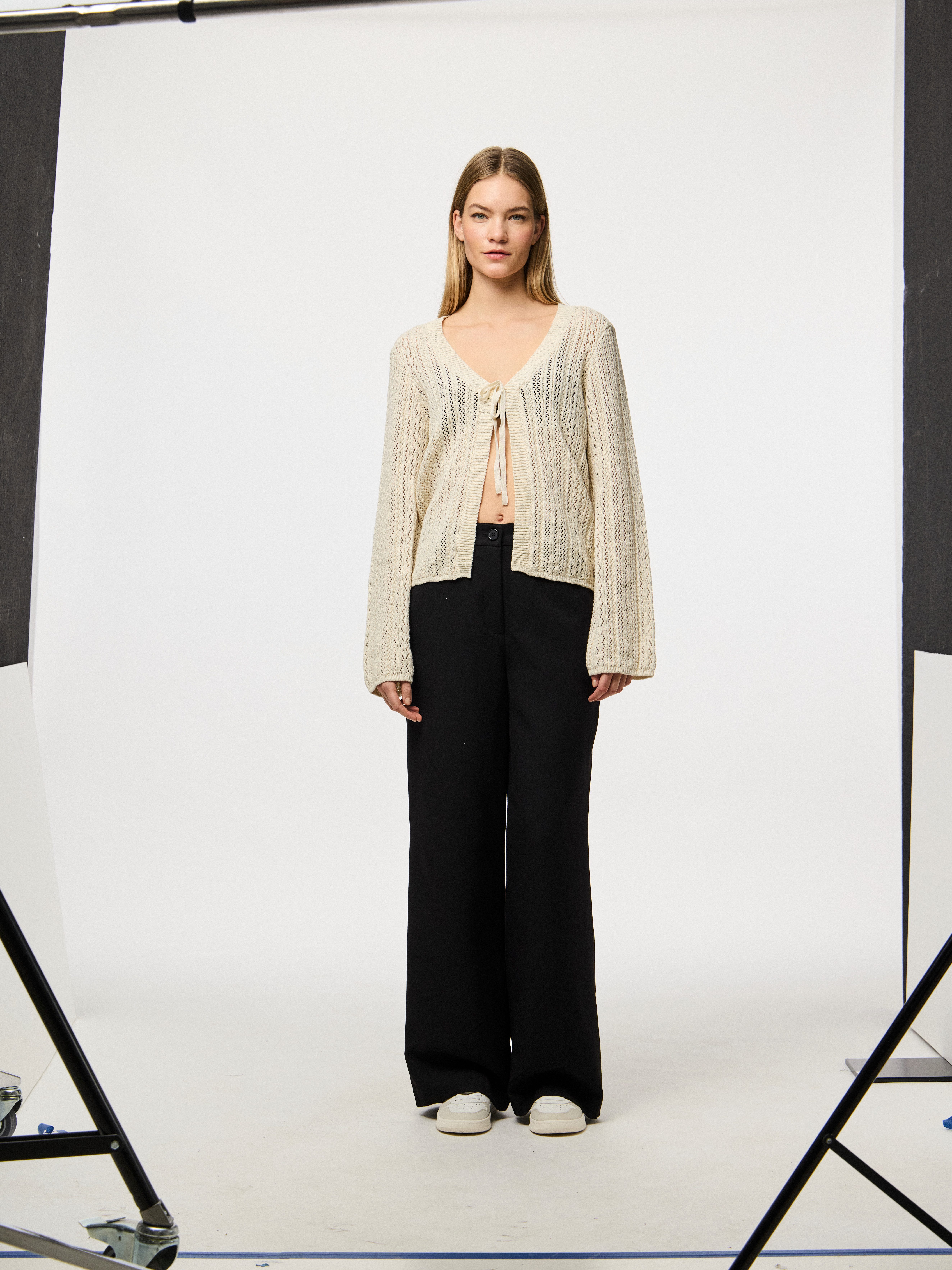 pieces Vest PCNUKA LS KNIT CARDIGAN NOOS BC