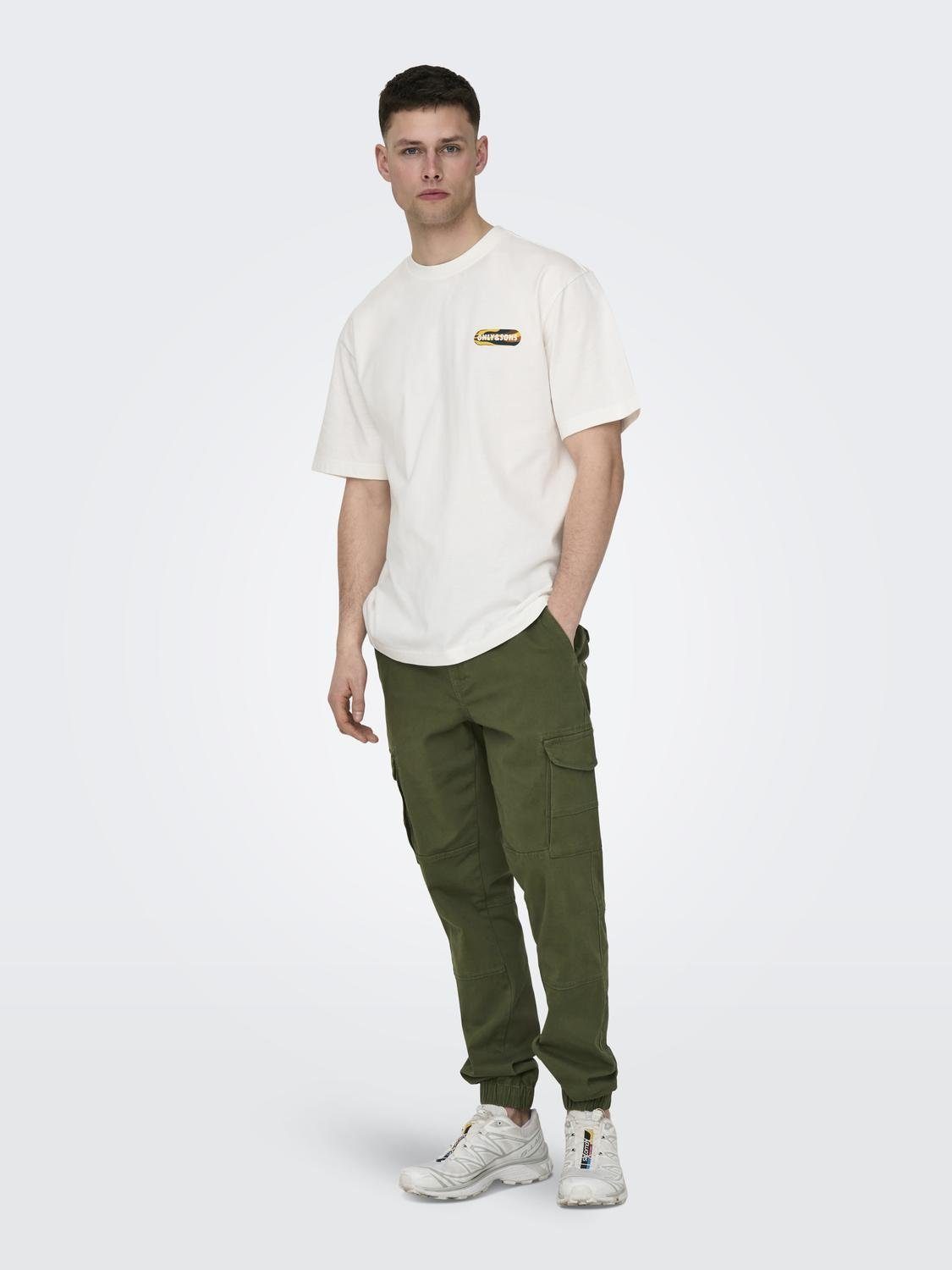 ONLY & SONS Cargobroek ONSCARTER LIFE CARGO CUFF 0013 PANT NOOS
