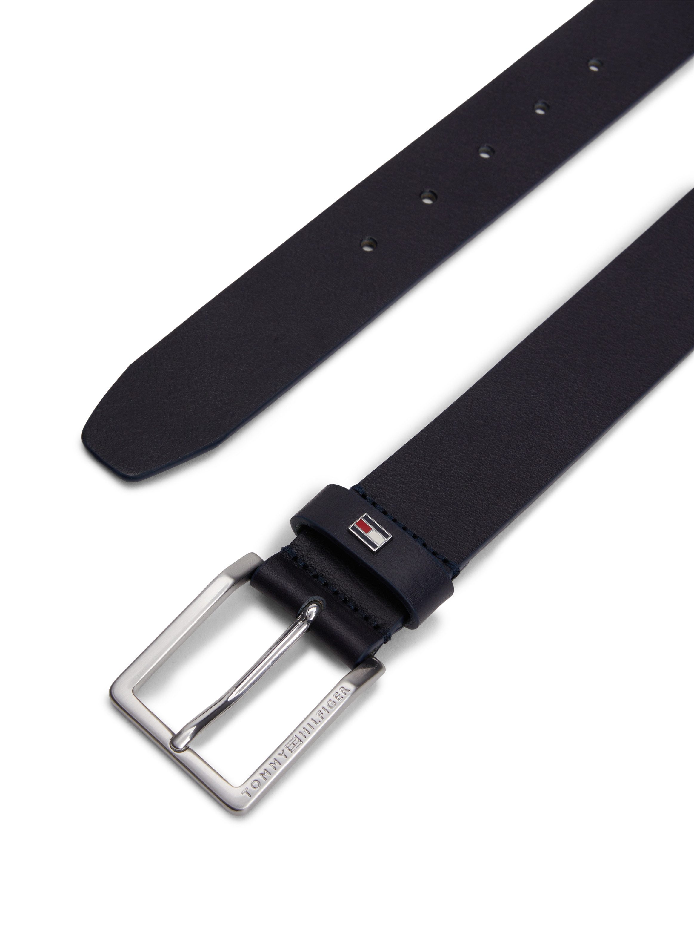 Tommy Hilfiger Leren riem Oliver Extended 3 5 cm met klassieke metalen gesp