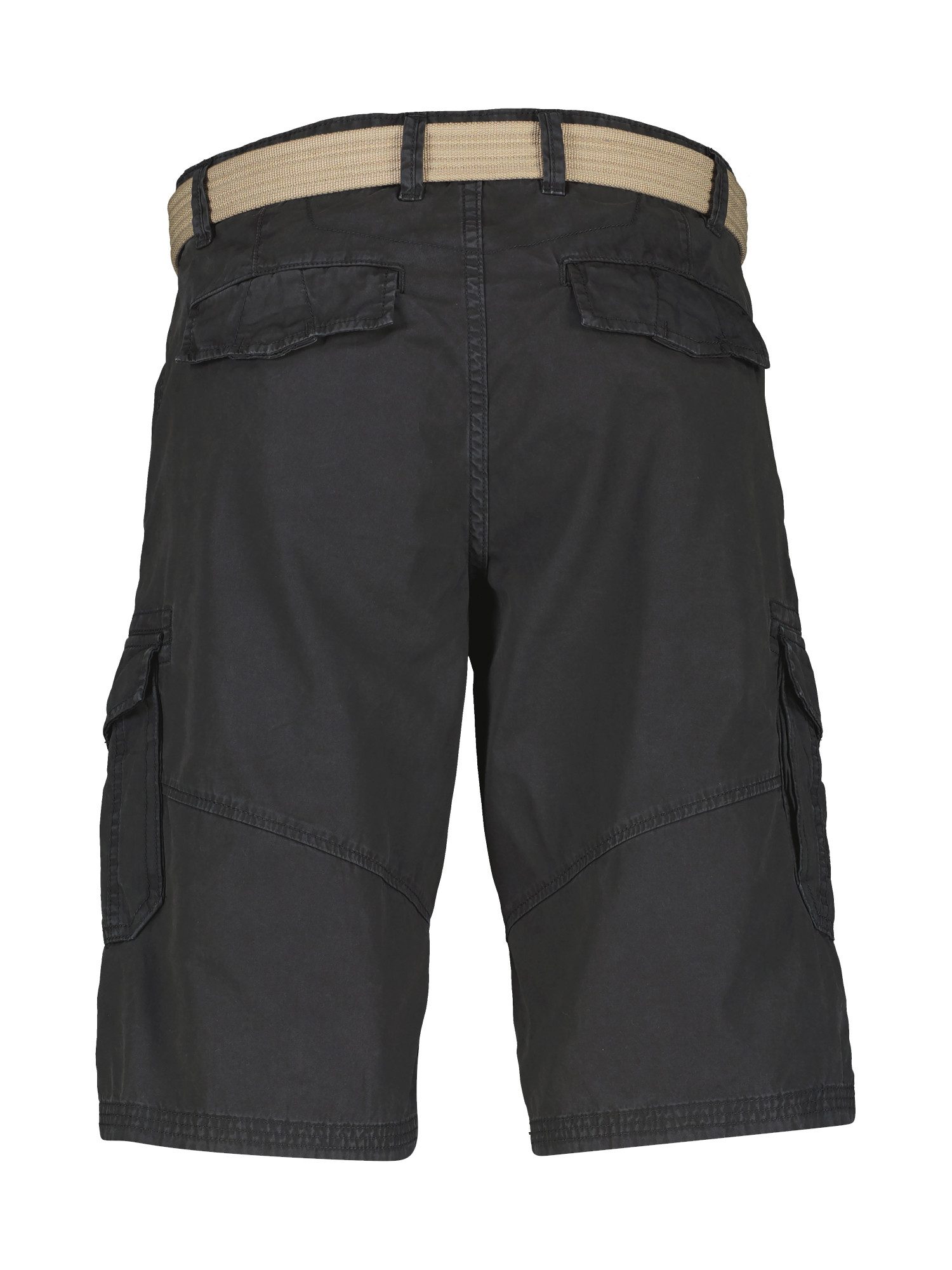 Lerros Bermuda LERROS effen cargobermuda met riem