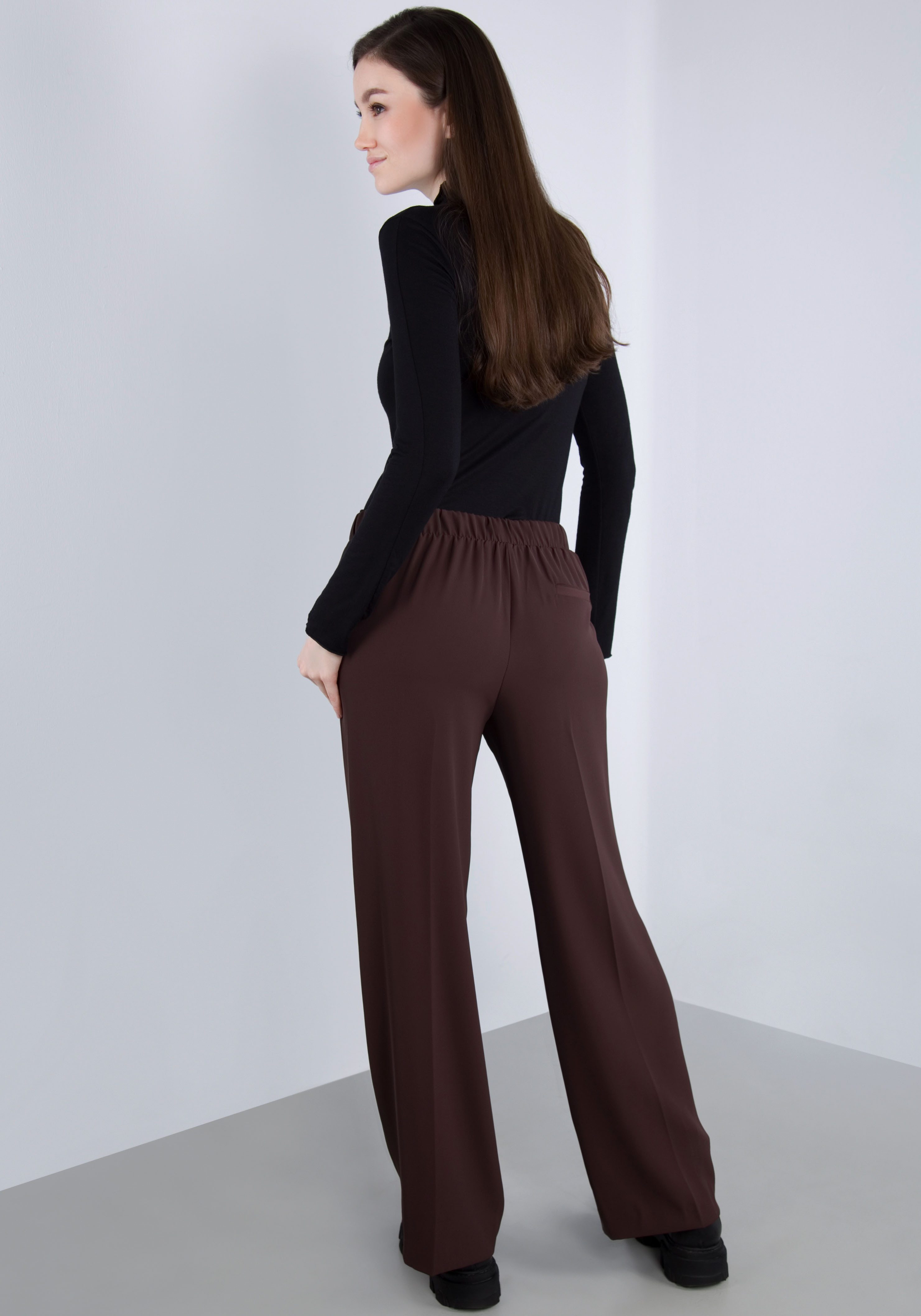 IMPERIAL Comfortbroek met wijde pijpen