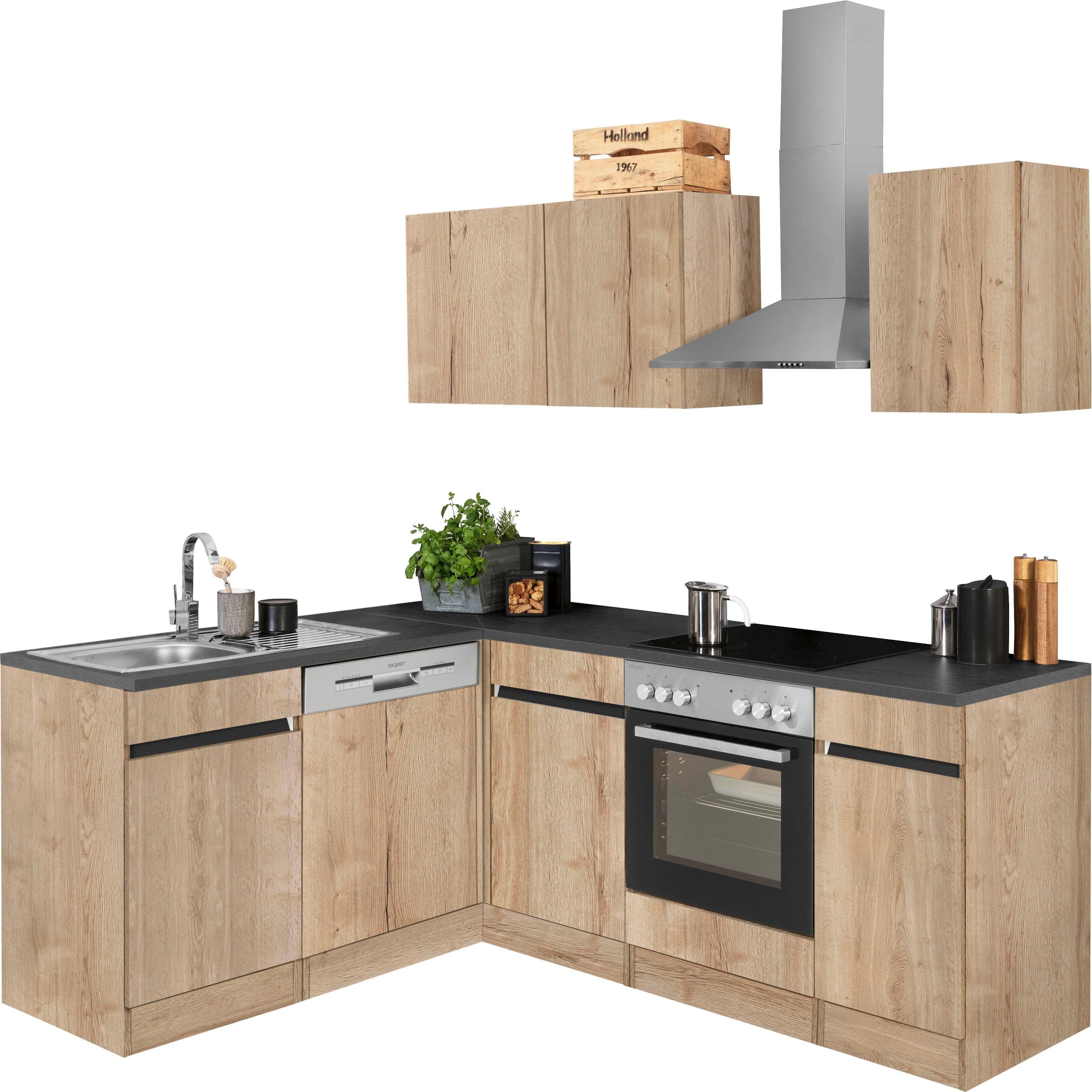 OPTIFIT Hoekkeuken Roth wonen beige