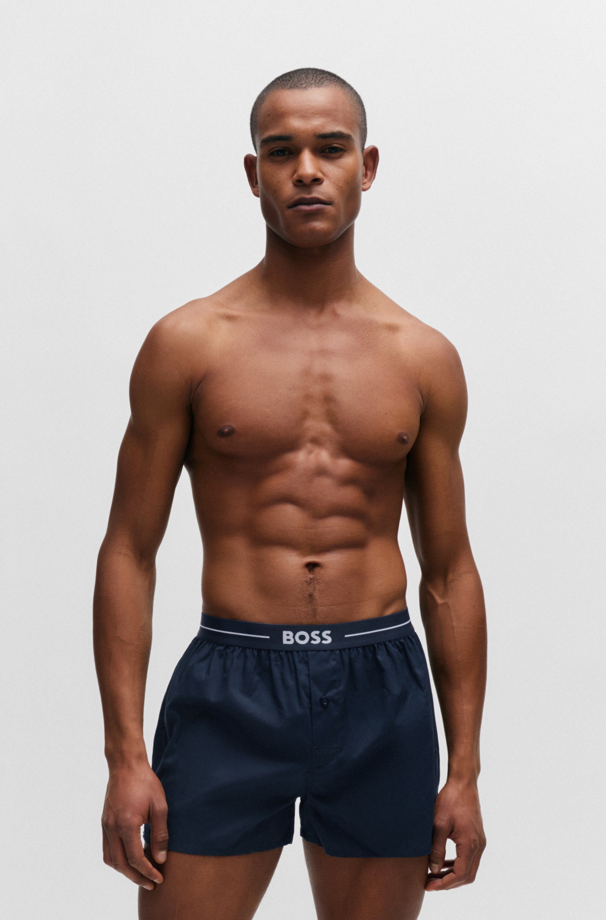BOSS Geweven boxershort NOS Boxer EW 2P (Set van 2)