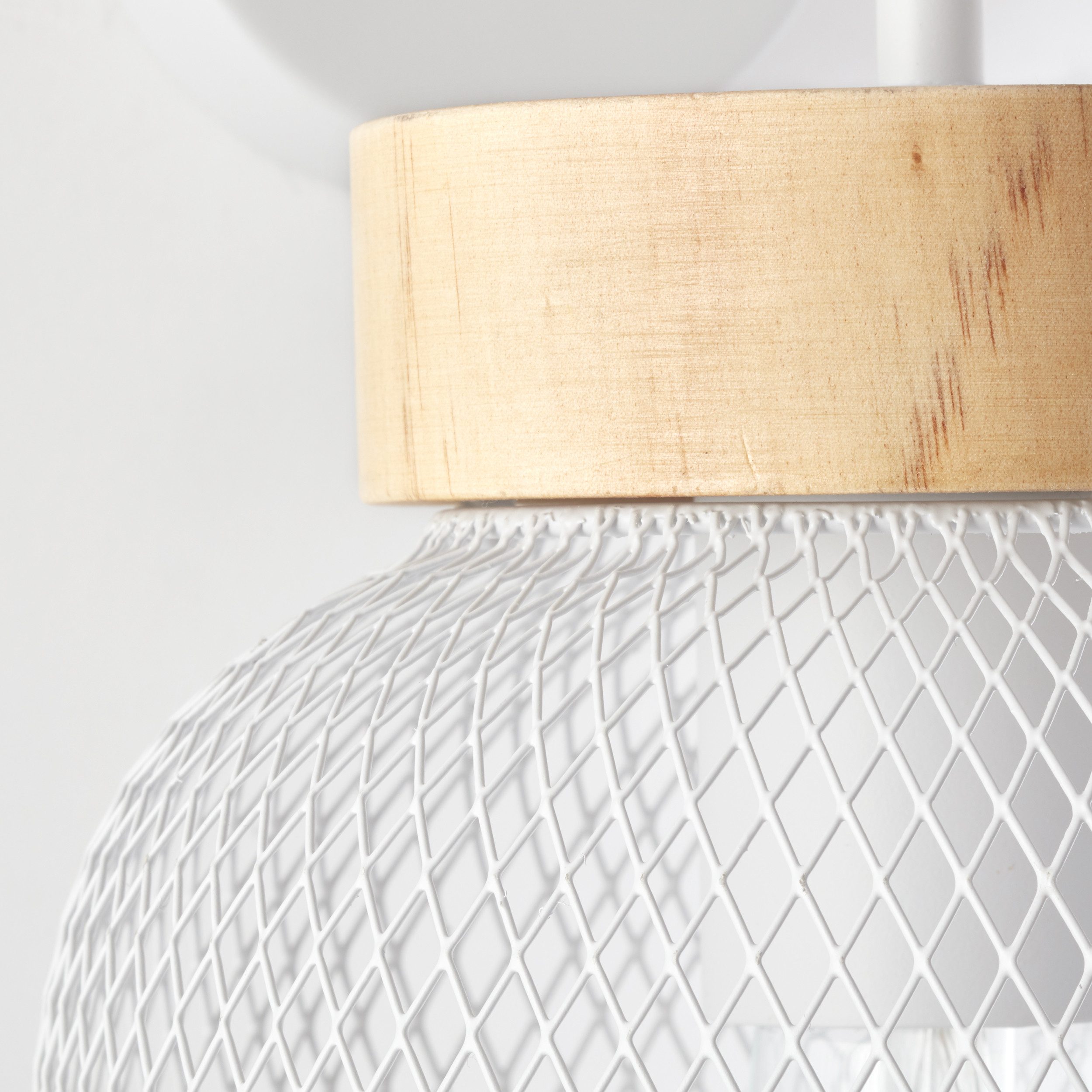 Brilliant Leuchten Wandlamp Giada Wandlamp, hoogte 26,5 cm, 1x E27, metaal/hout (1 stuk)